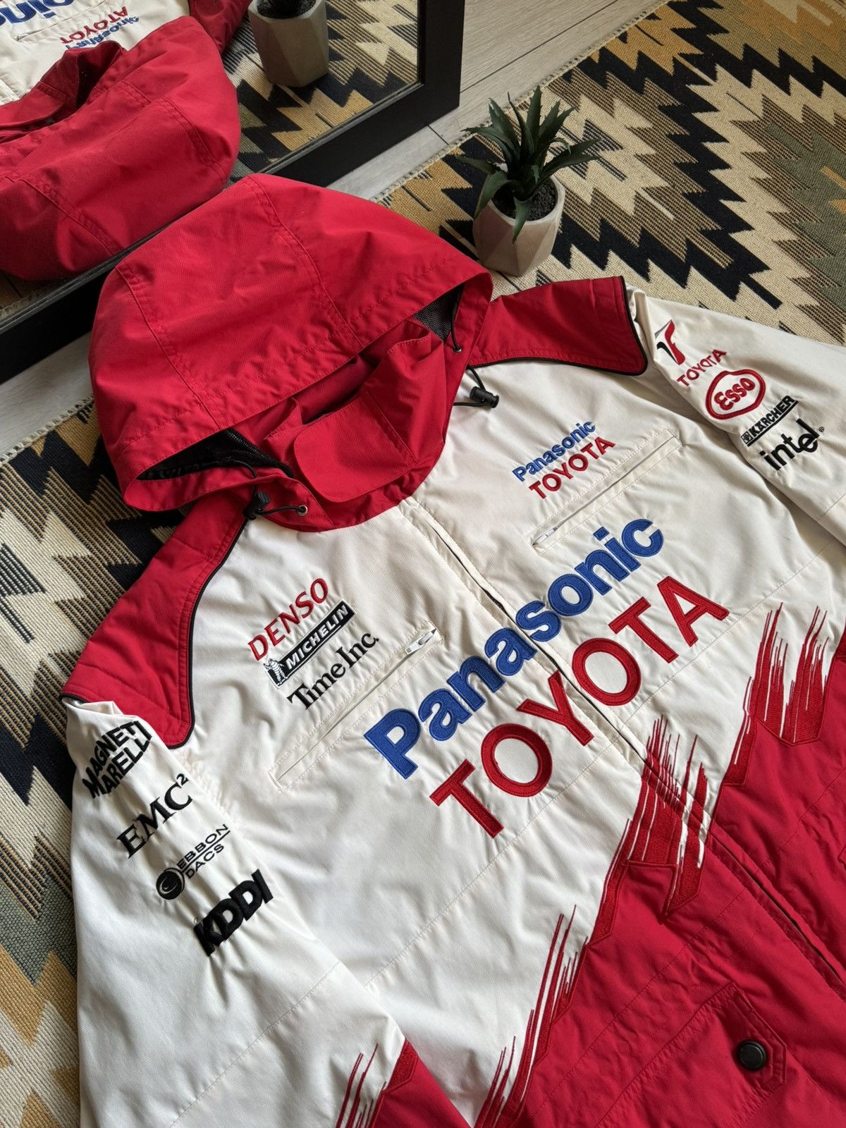 Vintage Vintage Toyota Panasonic Formula 1 Racing Jacket Size US XL / EU 56 / 4 - 5 Thumbnail