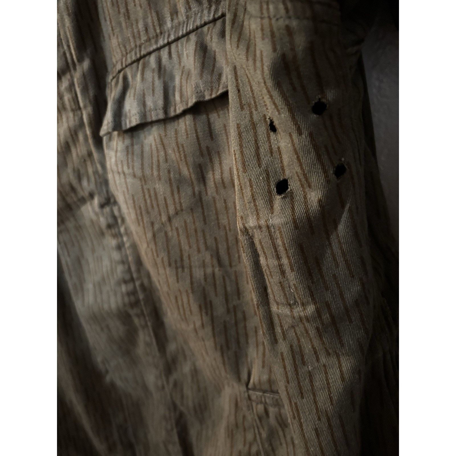 Other East German NVA Rain Camo Jacket Strichtarn SizeG44 Original Size US M / EU 48-50 / 2 - 5 Thumbnail