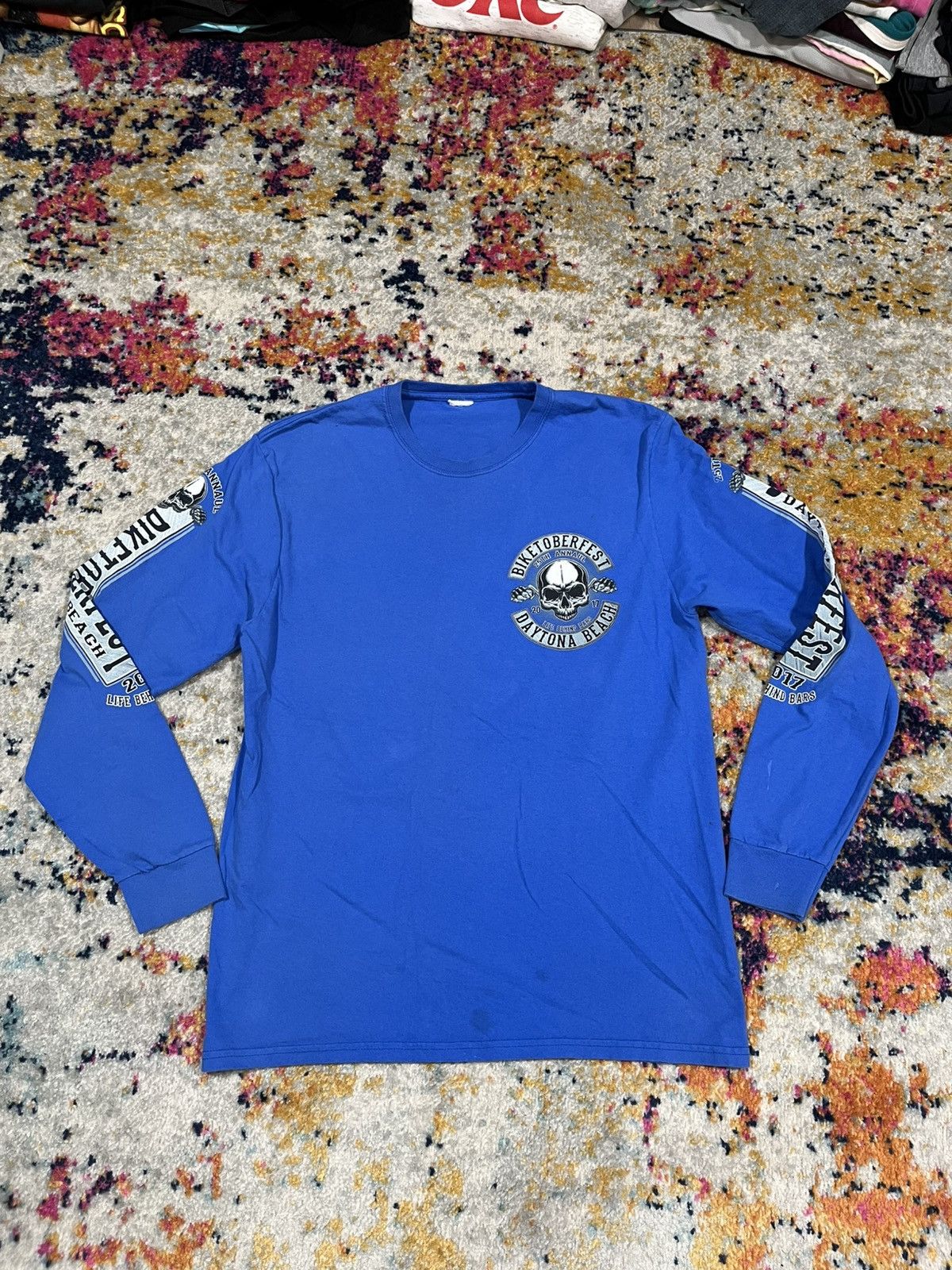 Supreme Biker long sleeve Large Size US L / EU 52-54 / 3 - 3 Thumbnail