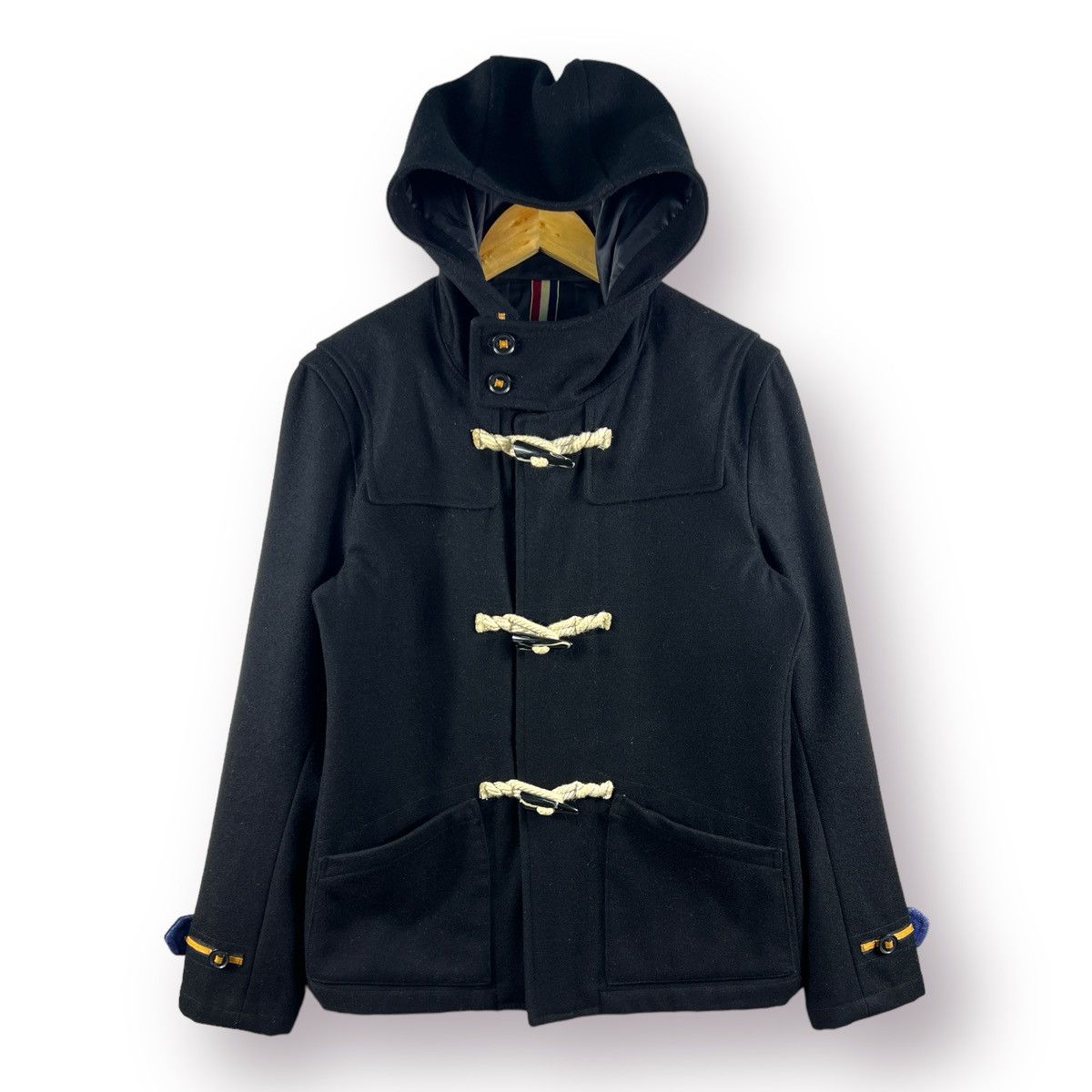 Japanese Brand 🔥 MONSIEUR NICOLE BY NICOLE CLUB DUFFLE COAT Size US S / EU 44-46 / 1 - 1 Thumbnail