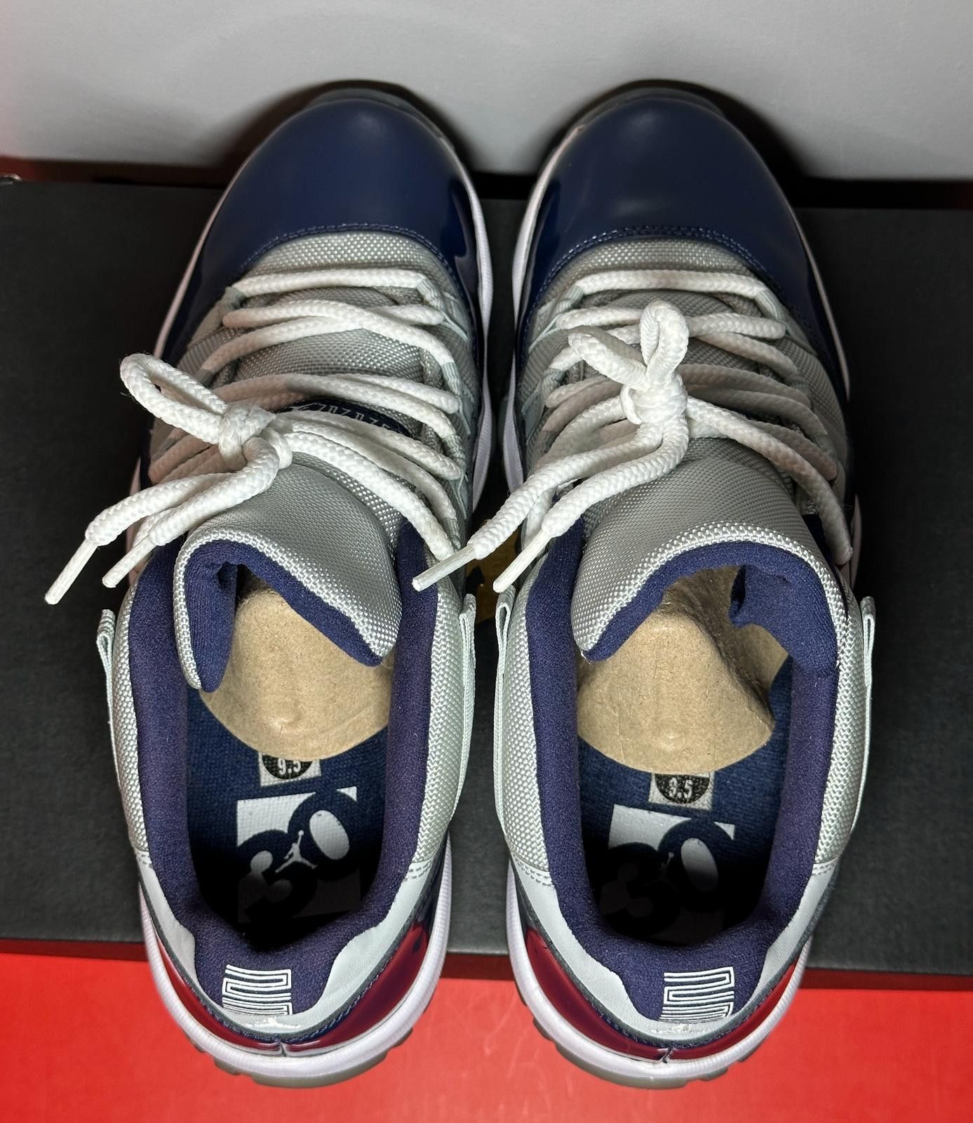 Jordan Brand × Nike Size 9.5 - Air Jordan 11 Retro Low Georgetown Size US 9.5 / EU 42-43 - 5 Thumbnail