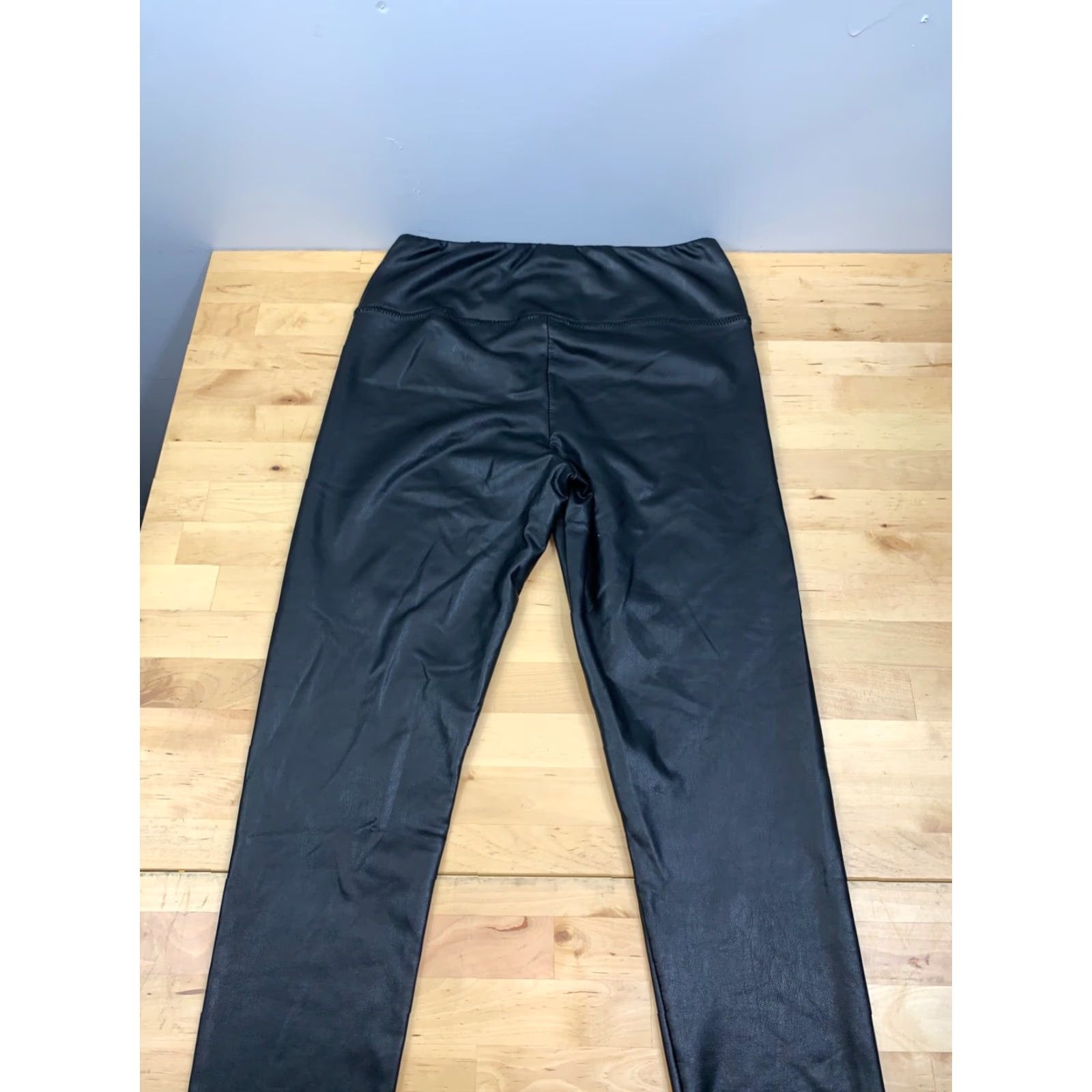 7 For All Mankind Seven For All Mankind Faux Leather Leggings M Black Casual Women Leggings Ankle Faux Leather 7 For All Mankind Casual Women M Black Size 32" / US 10 / IT 46 - 3 Thumbnail