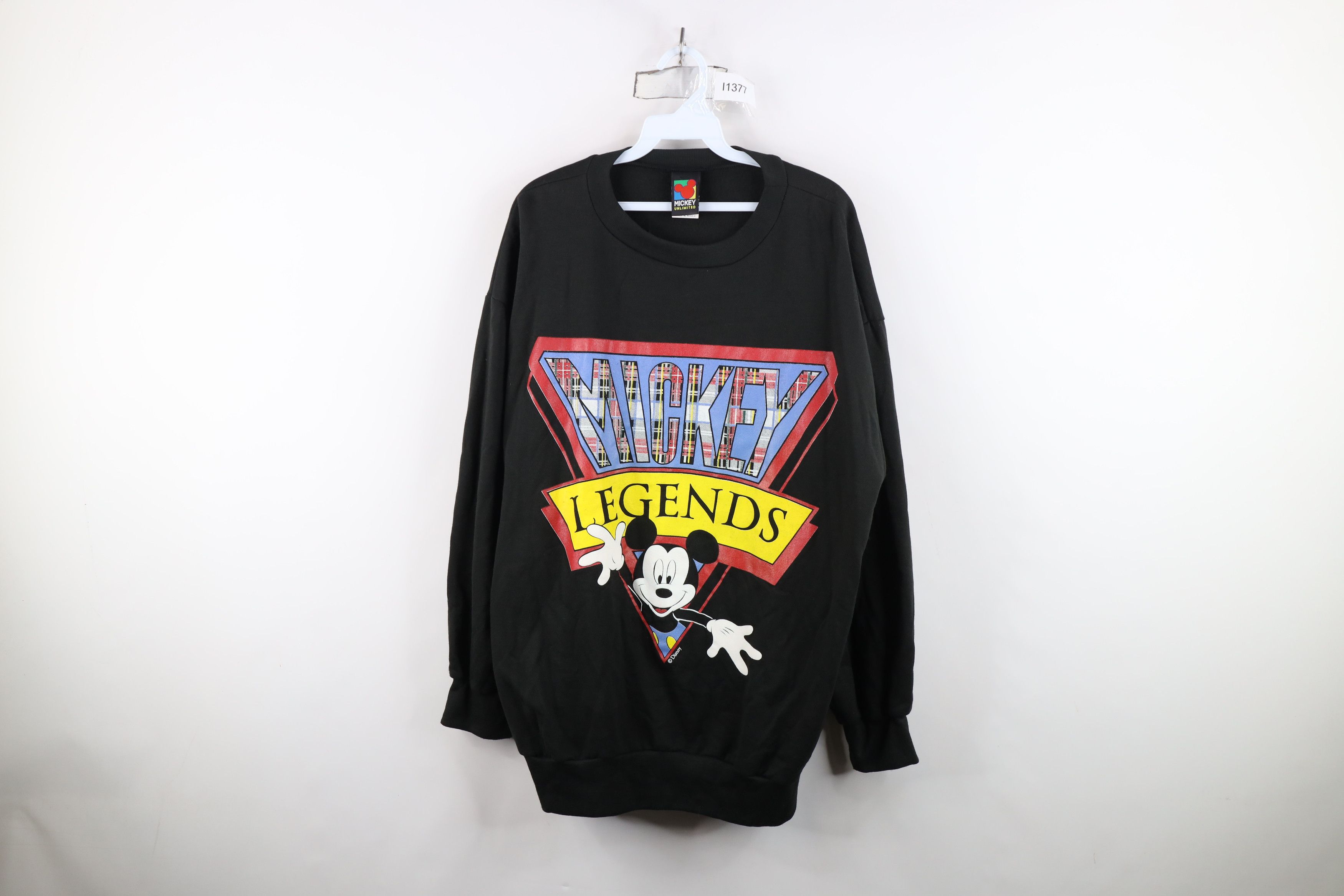 Vintage 80s 90s Disney Mickey Mouse Legends Sweatshirt USA