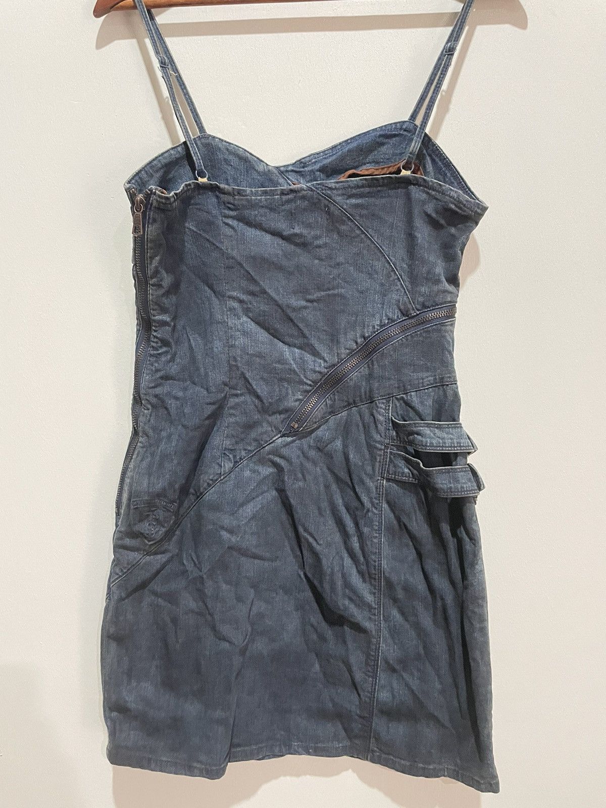 Diesel × Vintage Diesel Nonsleeves Mini Dress Size S / US 4 / IT 40 - 4 Thumbnail