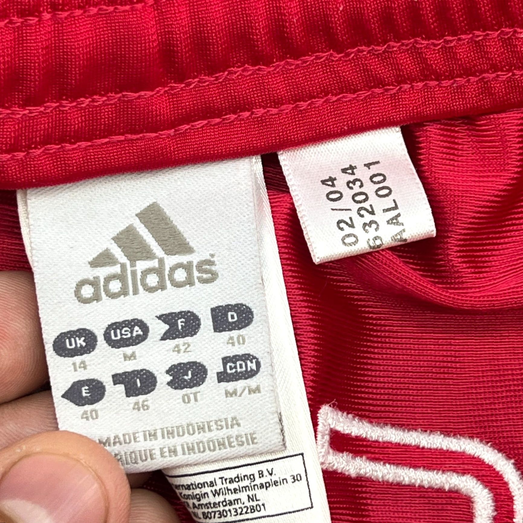 Adidas Adidas ENGLAND Womens Long Skirt Adidas Medium Red Tennis Track Field Shirt/Bottom? Size 40" / US 18 - 4 Thumbnail