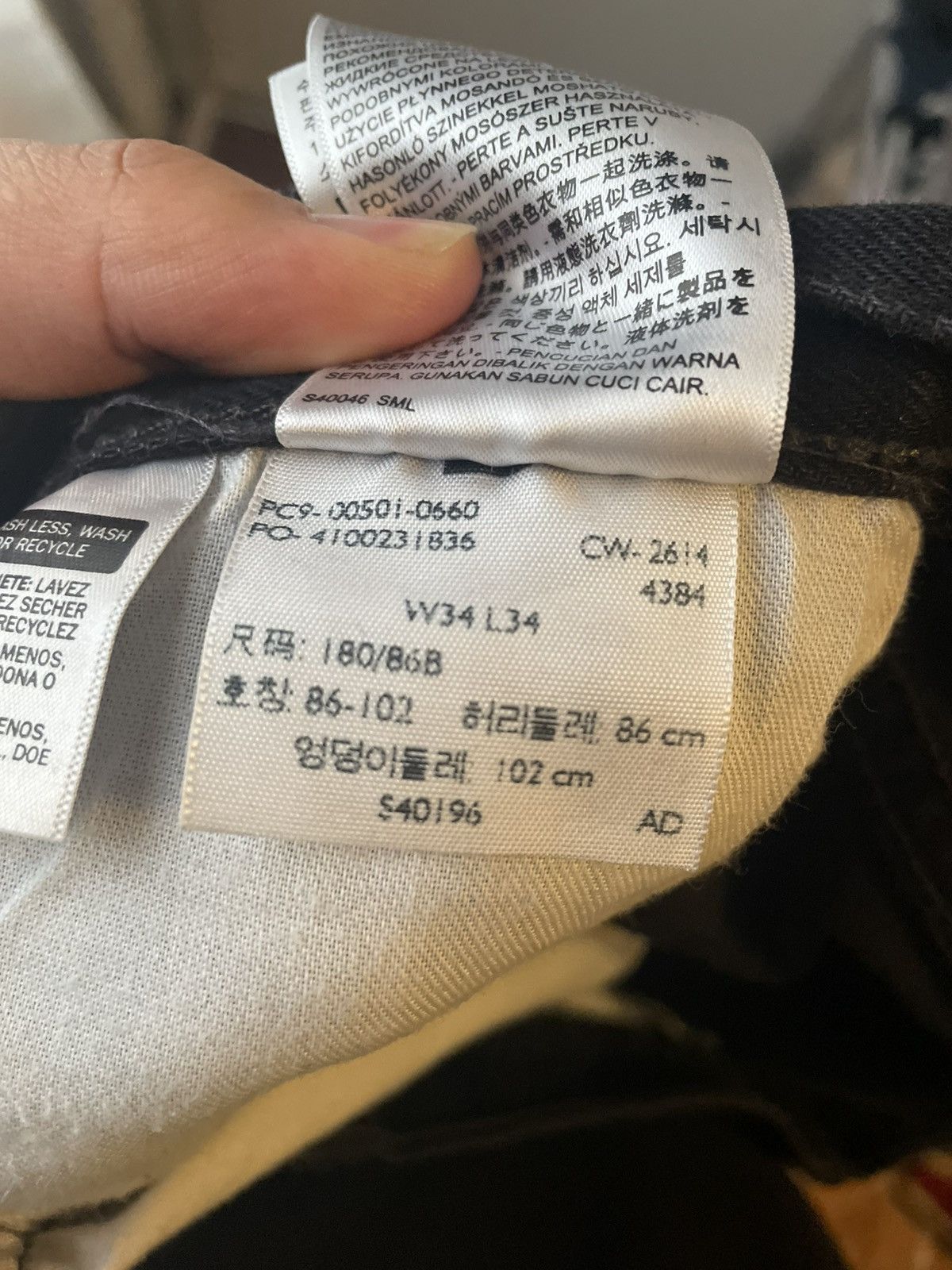 Levi's Black Washed Levis Denim Pants Size US 34 / EU 50 - 10 Thumbnail