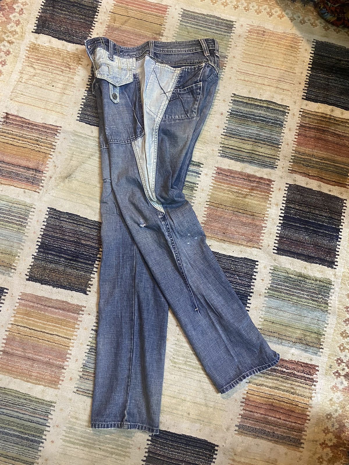 Marithe + Francois Girbaud ❗️ Distressed ❗️ Vintage MARITHE FRANCOIS GIRBAUD Pants Size US 32 / EU 48 - 12 Thumbnail