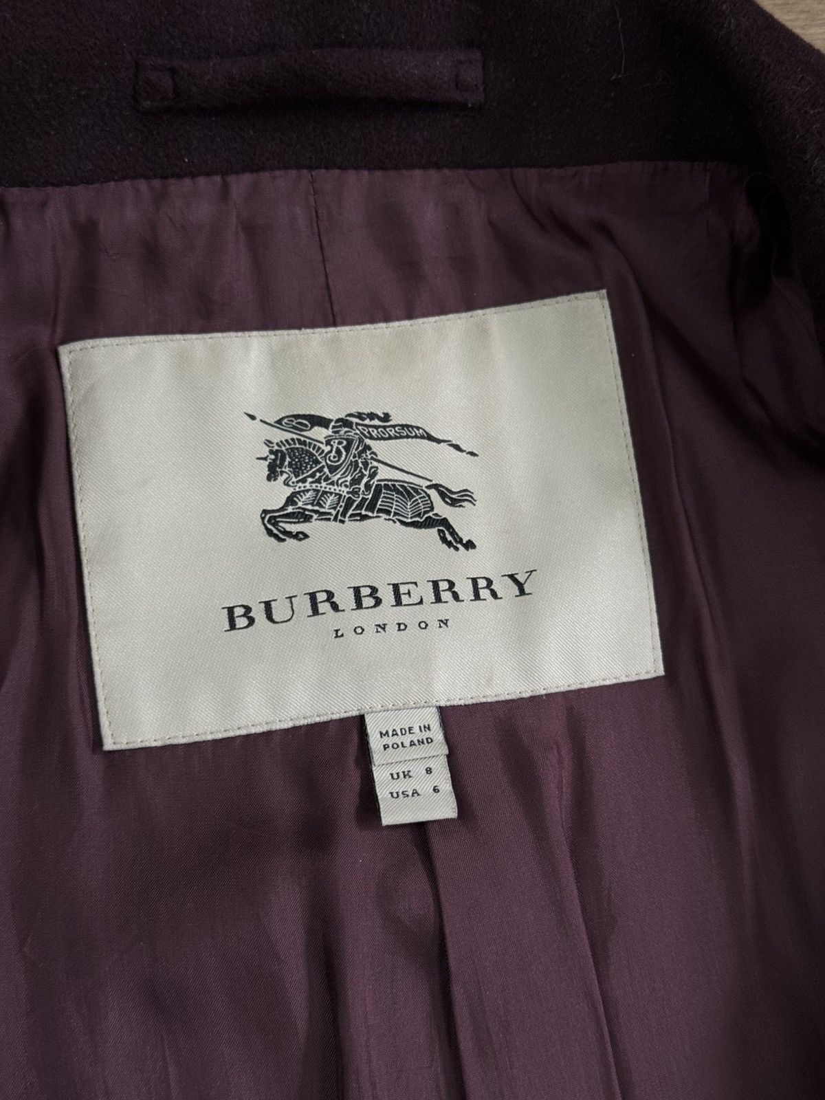 Burberry Wool coat trench Burberry original streetwear luxury item Size S / US 4 / IT 40 - 2 Thumbnail