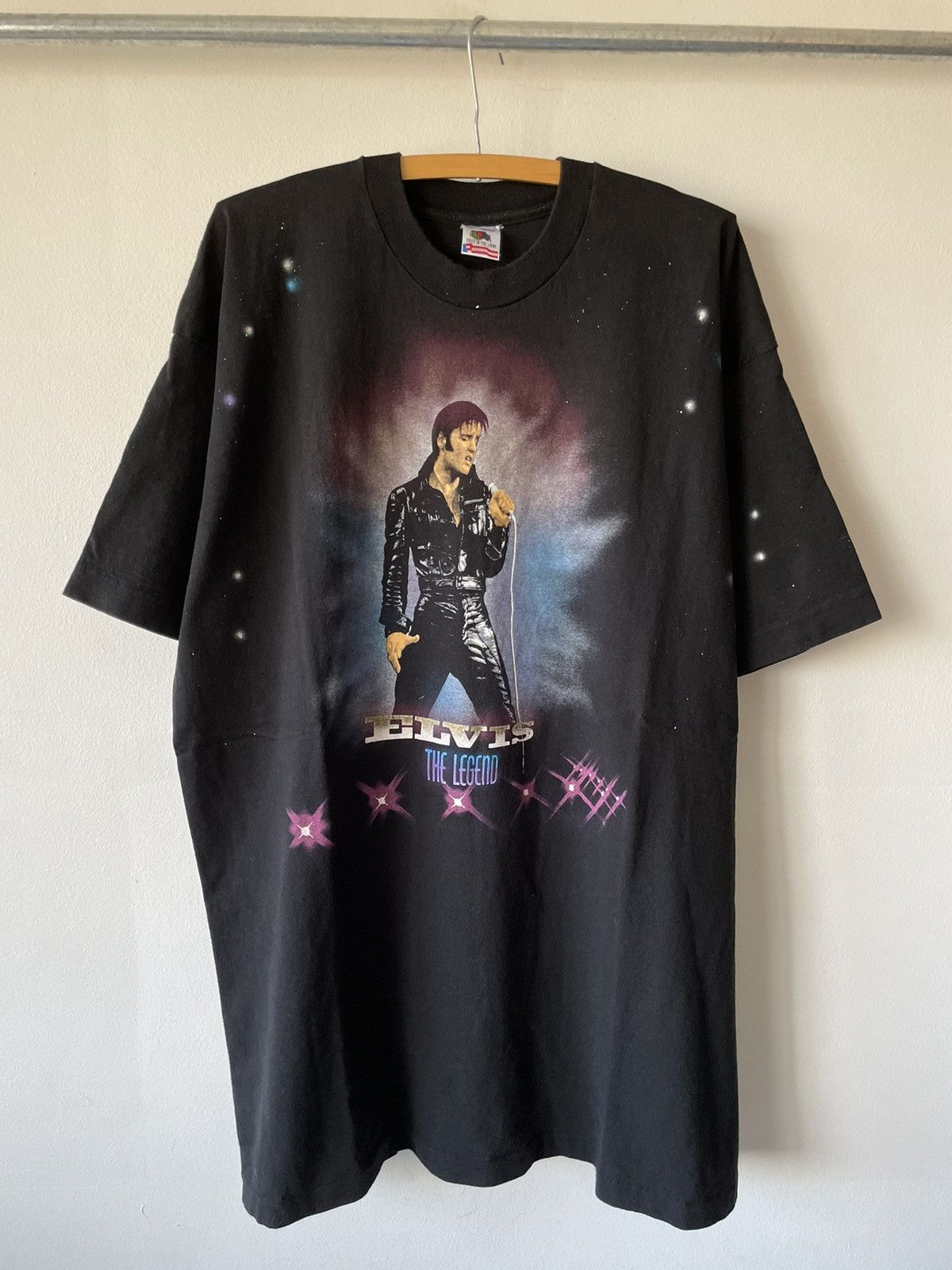 Vintage Crazy Vintage 90s Elvis Oversized Space tee Size US XXL / EU 58 / 5 - 1 Thumbnail