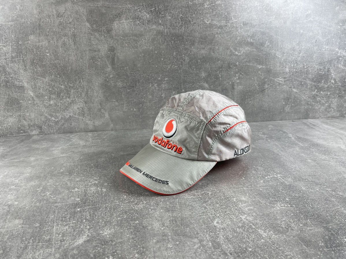Mercedes-Benz Vodafone McLaren Mercedes Formula 1 Cap 00s Red Racing Hat Size ONE SIZE - 1 Thumbnail