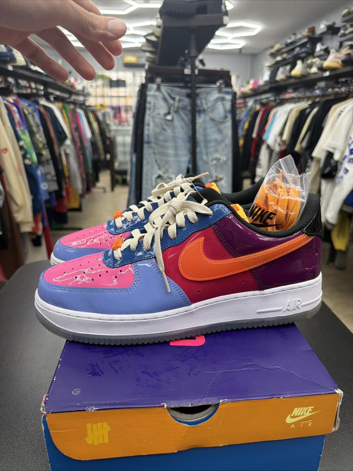 Nike Nike Undefeated x Air Force 1 Low Tota Size 11 OG All Quick Size US 11 / EU 44 - 23 Thumbnail