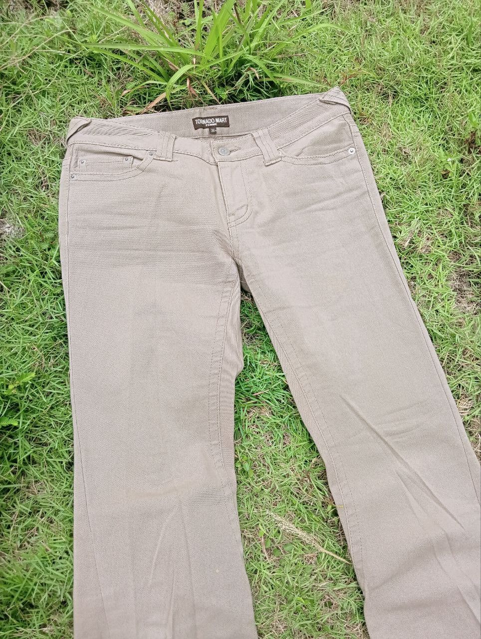 Tornado Mart TORNADO MART JAPAN GLITTER STRETCH FLARED PANTS Size 30" / US 8 / IT 44 - 4 Thumbnail