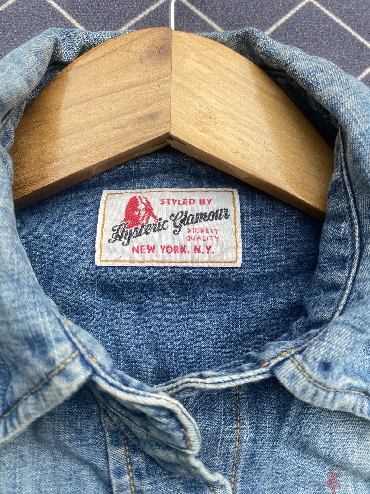 Hysteric Glamour Hysteric Glamour Denim Western Shirt Size US S / EU 44-46 / 1 - 3 Thumbnail