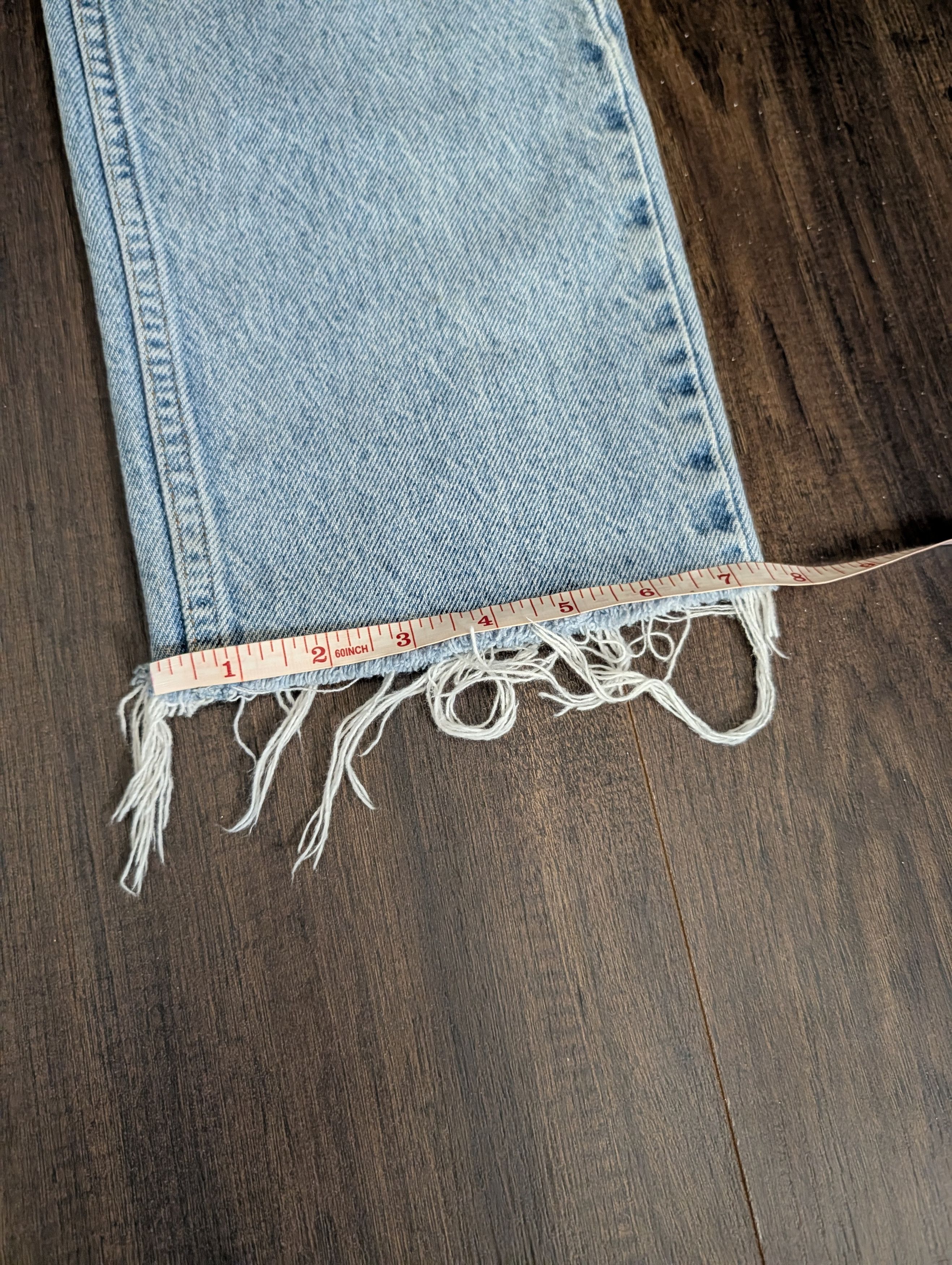 basketcase gallery x Levi's custom patched printed 505 orange tab jeans Size US 30 / EU 46 - 21 Thumbnail