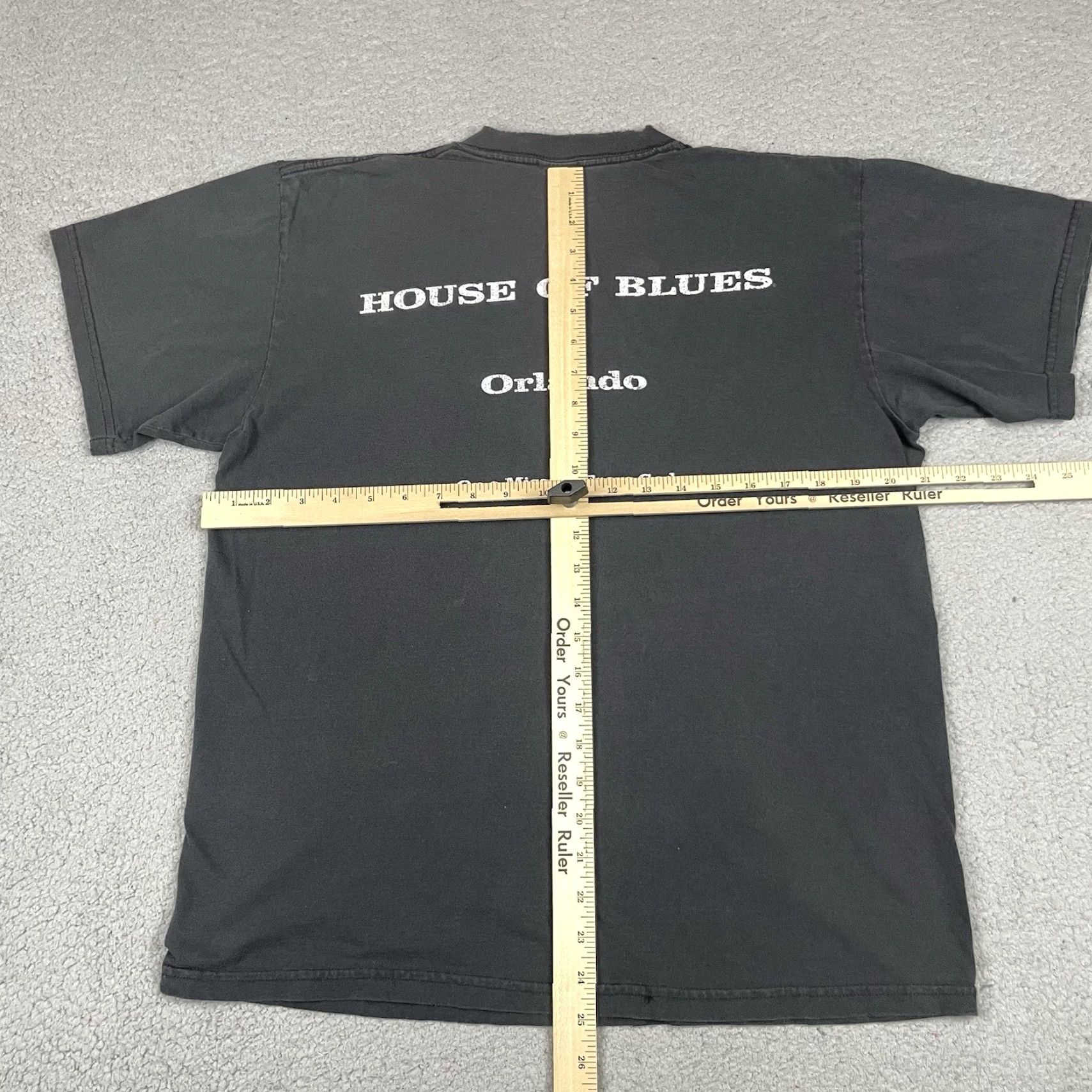 Vintage VINTAGE House of Blues Shirt Mens L Black Crew Neck Short Sleeve Logo Distressed Blues Brothers Shirt 1242 Size US L / EU 52-54 / 3 - 7 Thumbnail