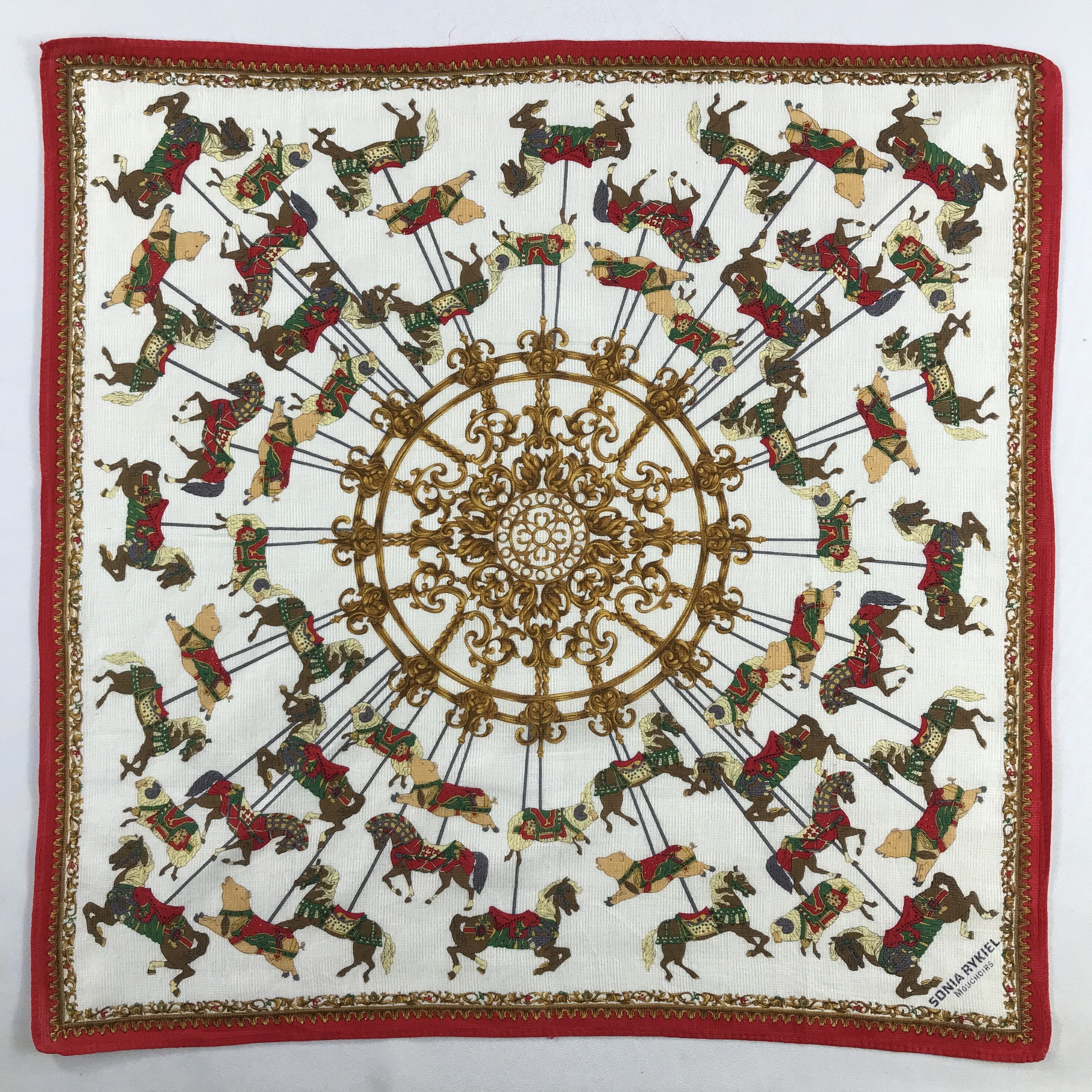 Sonia Rykiel Sonia Rykiel Handkerchief / Bandana / Neckerchief C694 Size ONE SIZE - 3 Thumbnail