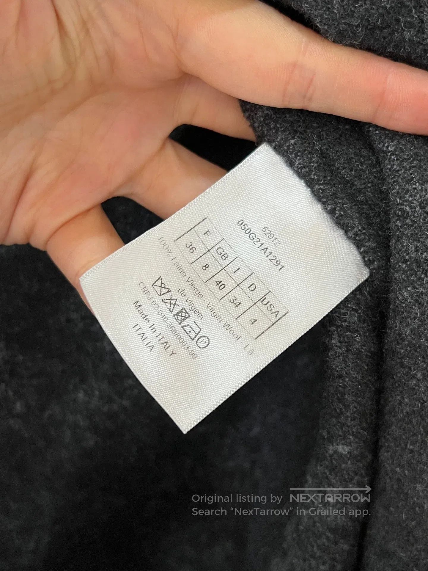 Dior Dior Fringed Wool Vest Coat| Size XS / US 0-2 / IT 36-38 - 3 Thumbnail