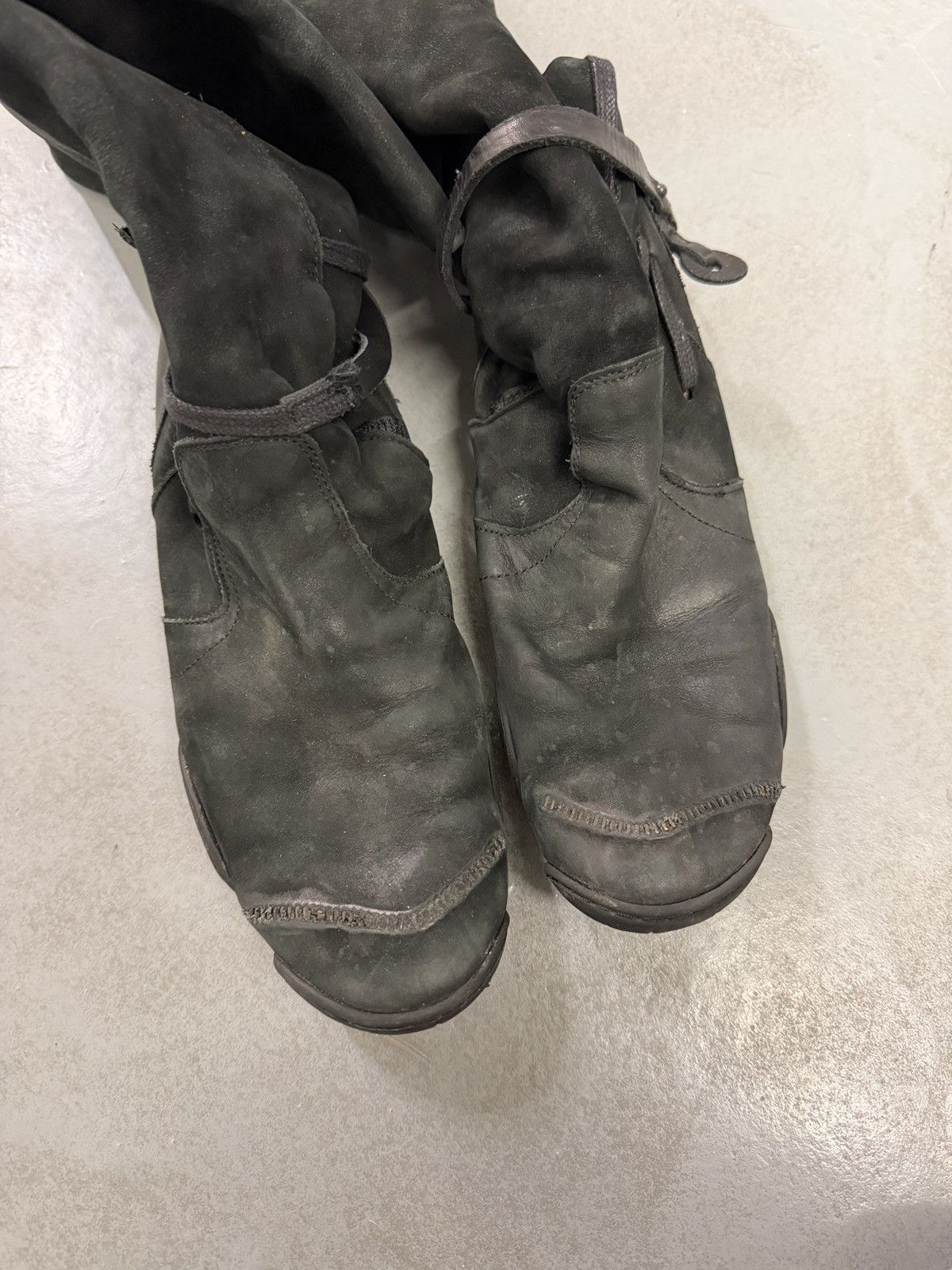 Marithe + Francois Girbaud Marithé François Girbaud Tall Leather Boots Size US 8 / IT 38 - 6 Thumbnail