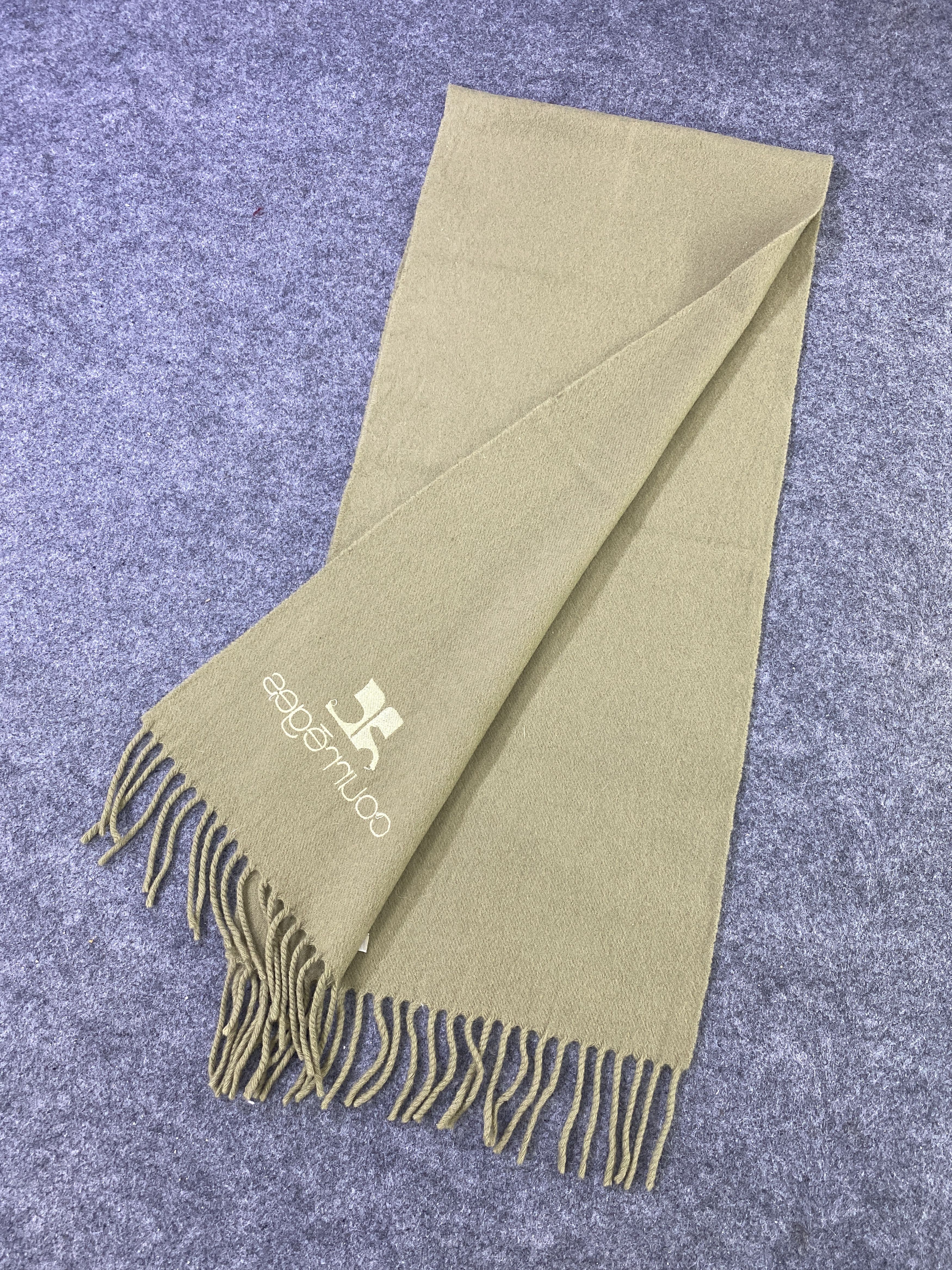 Courreges × Vintage Courreges Scarf / Muffler / Neckwear -T1023 Size ONE SIZE - 3 Thumbnail