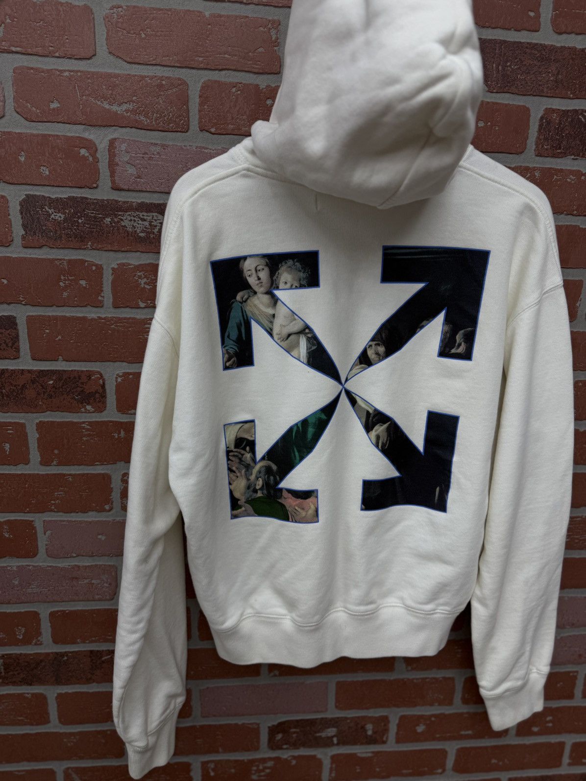 Off-White Off White Mens Hoodie Size M White Pre Owned 🧼 Size US M / EU 48-50 / 2 - 3 Thumbnail