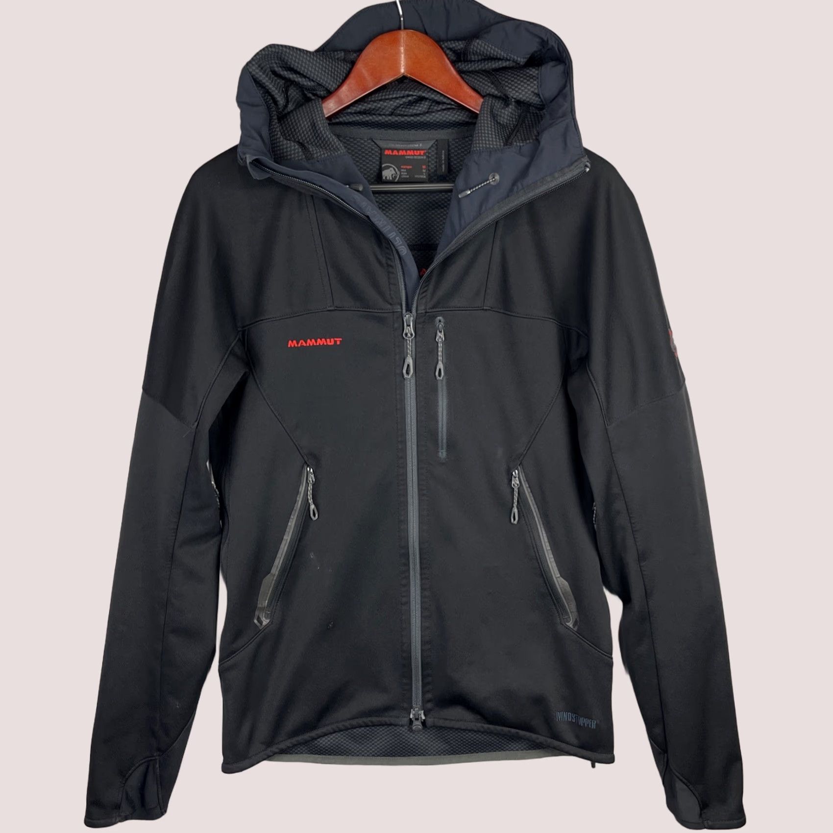 Mammut Mammut Jacket Womens Medium Black Ultimate Hoody Windstopper Full Zip Outdoor Size M / US 6-8 / IT 42-44 - 1 Thumbnail