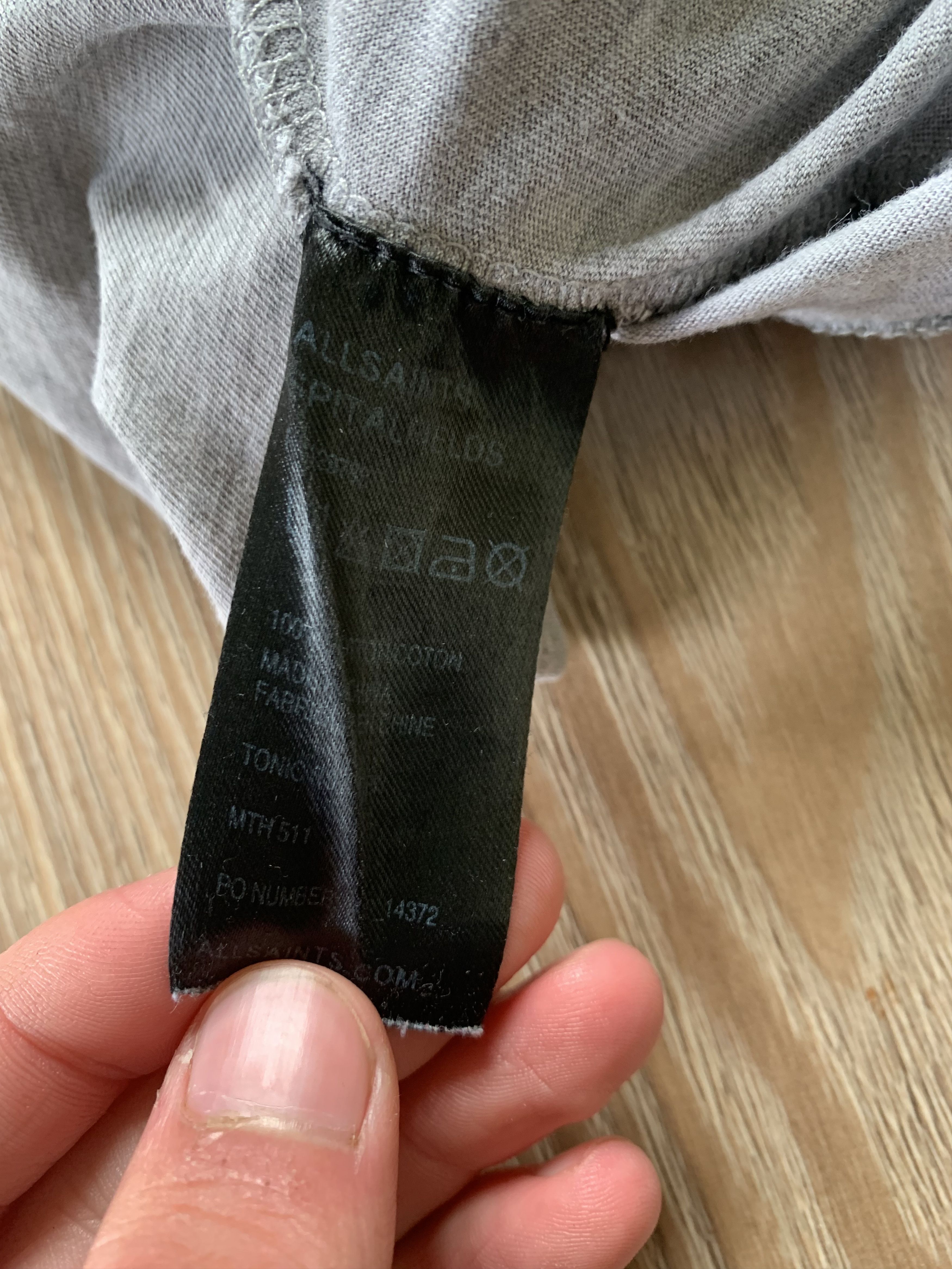 Allsaints × Vintage Allsaints Basic Cotton Grey T Shirt Size US M / EU 48-50 / 2 - 6 Thumbnail