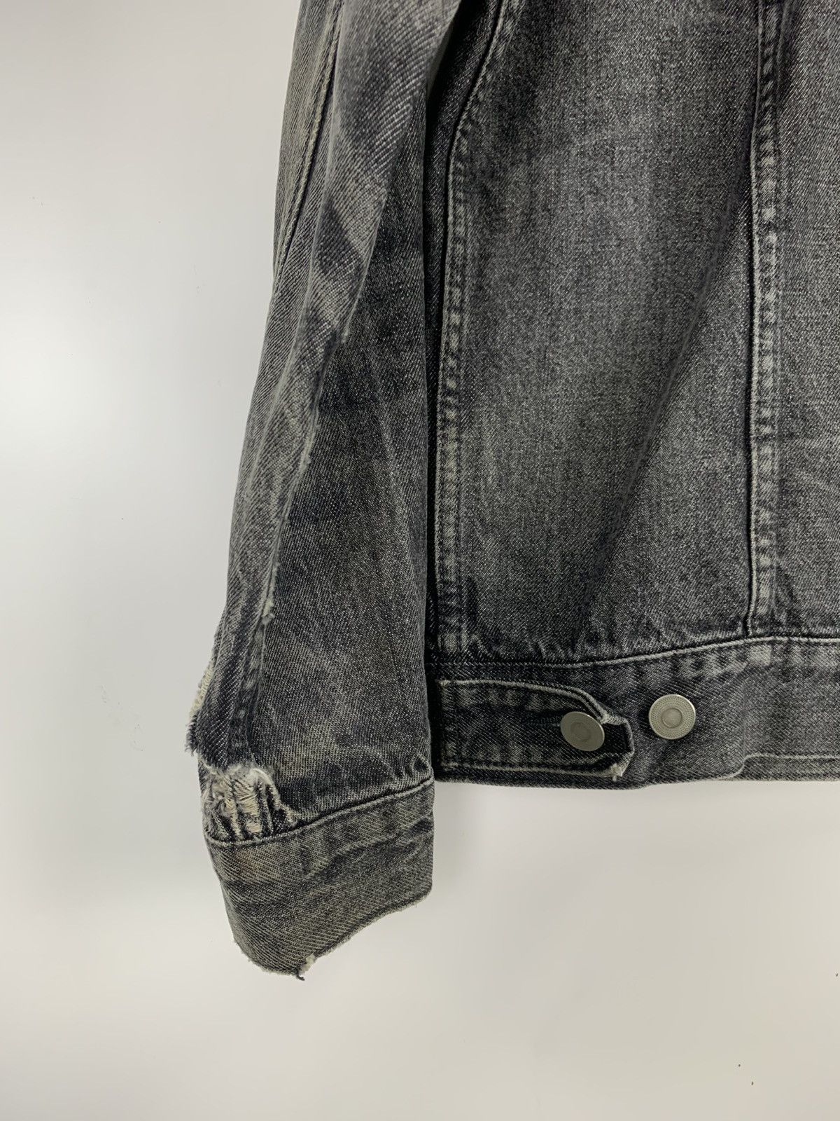 Japanese Brand Vintage Black Number Denim Jacket Size US L / EU 52-54 / 3 - 18 Thumbnail