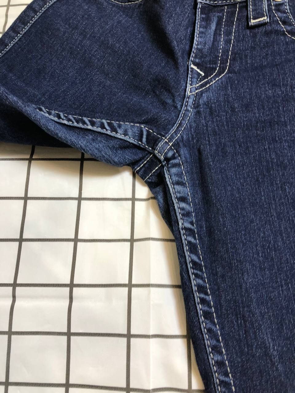 True Religion True Relion Johnny Dark Blue Wash Denim Jeans Women Size 28" / US 6 / IT 42 - 9 Thumbnail