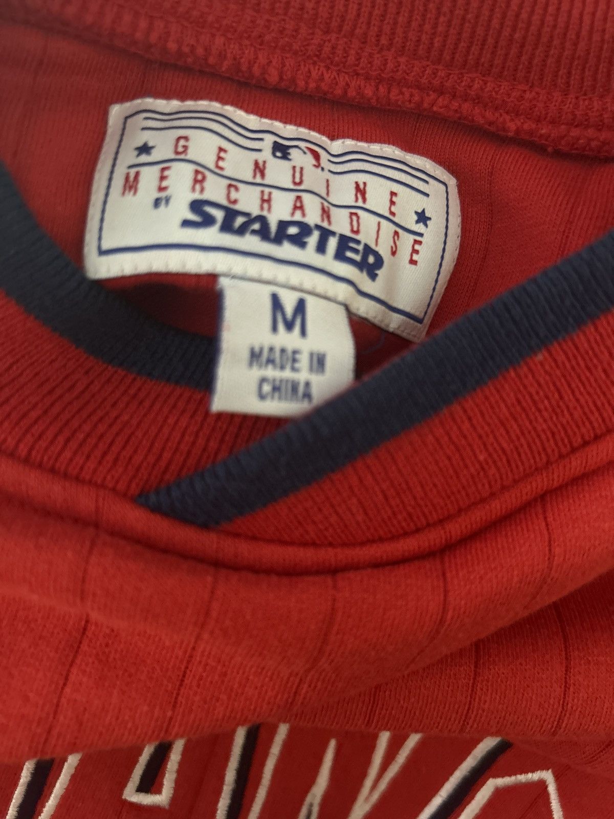 Starter Starter Cleveland Indians 90s Classic Red Crewneck Size US M / EU 48-50 / 2 - 3 Thumbnail
