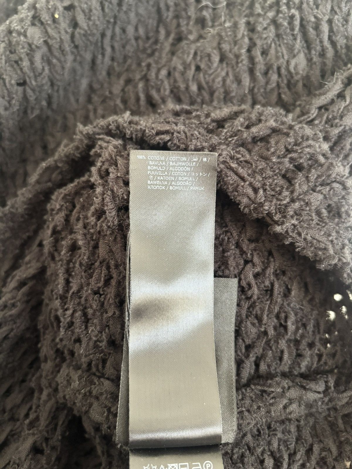 Ann Demeulemeester ANN DEMEULEMEESTER BLACK KNIT SWEATER Size US M / EU 48-50 / 2 - 10 Thumbnail