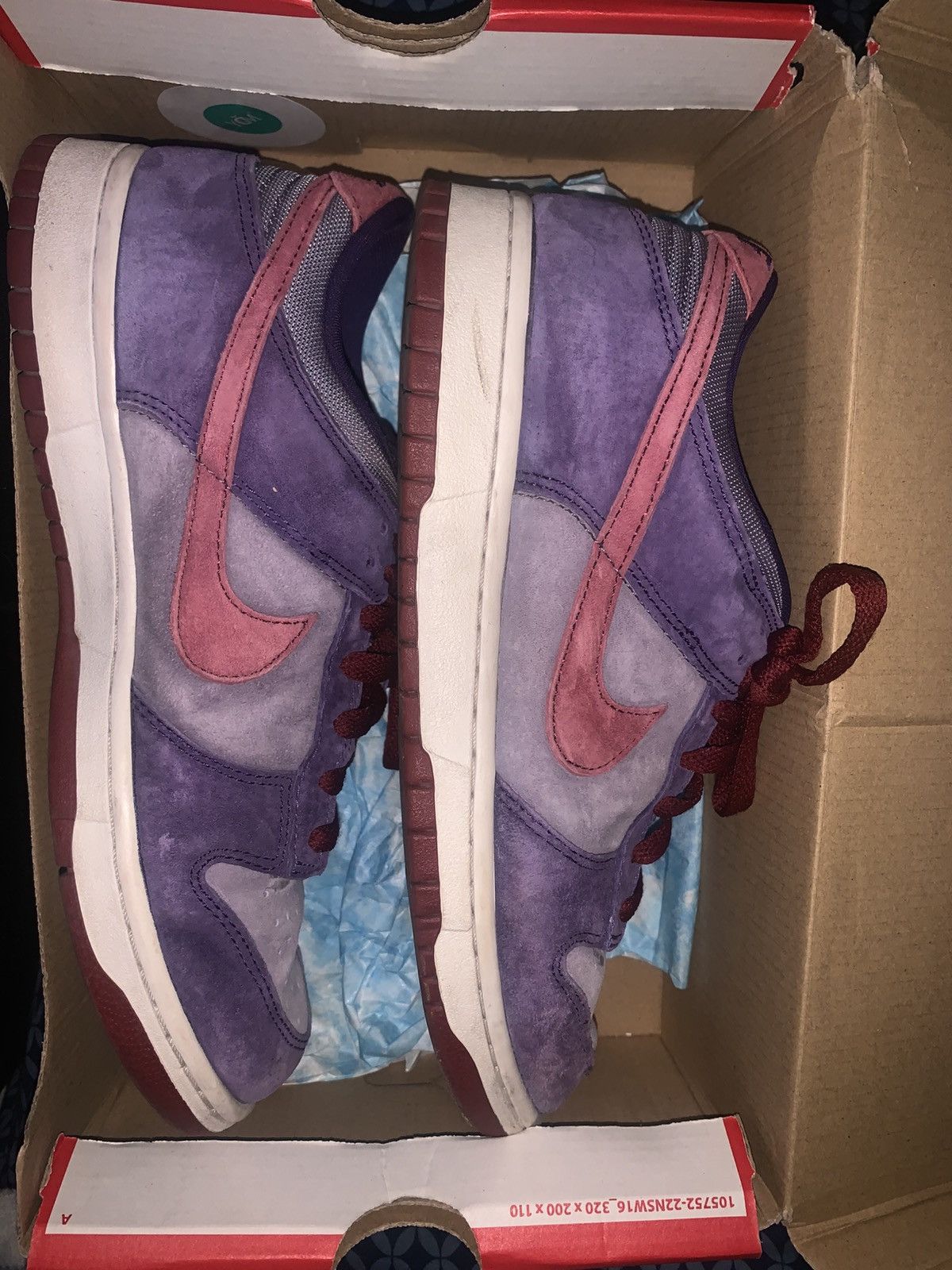 Nike Nike Dunk Low Plum / Ugly Duckling Size 9 Size US 9 / EU 42 - 3 Thumbnail