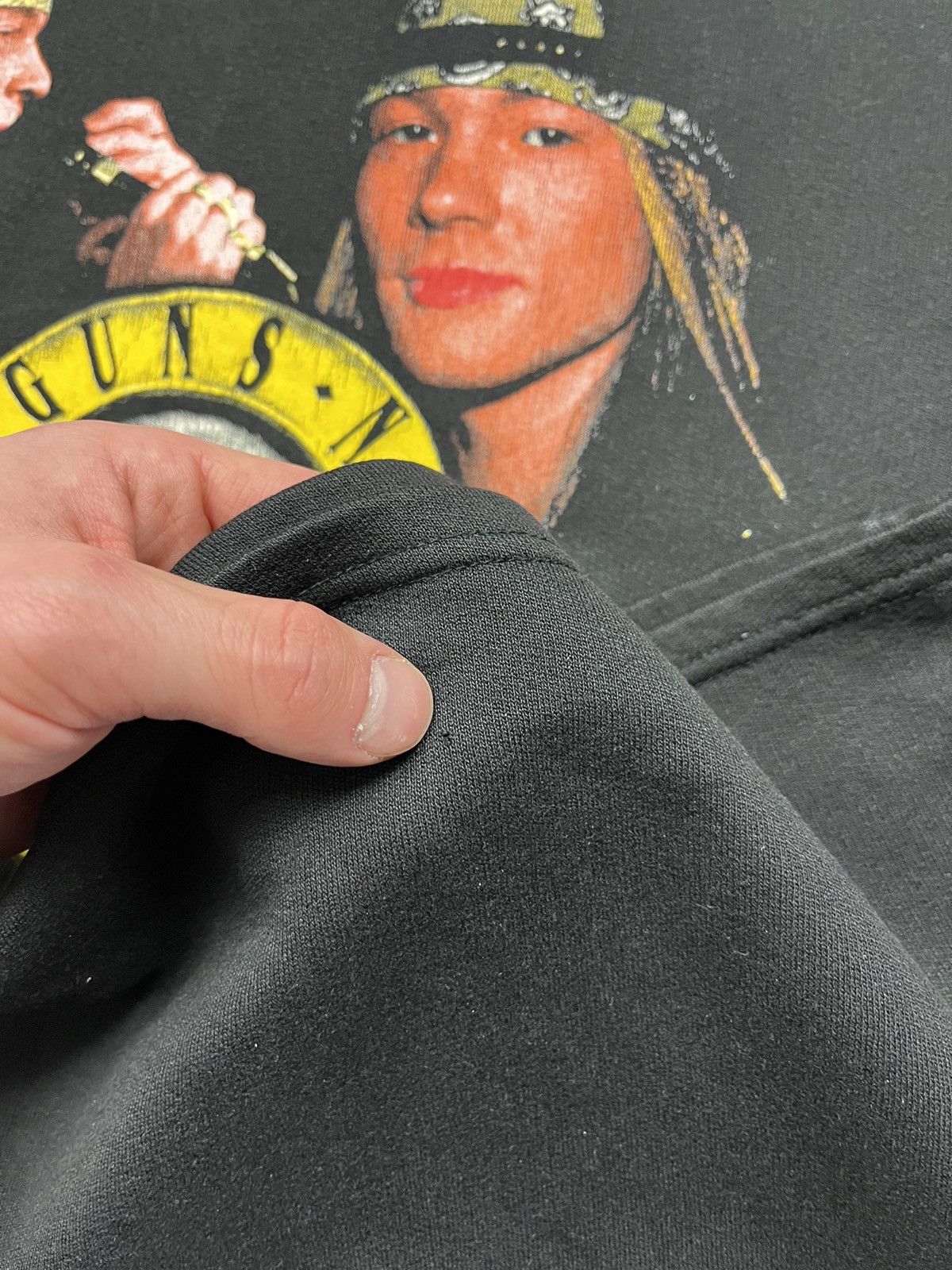 Band Tees Guns N’ Roses Crazy Big Logo Print Hoodie Rare Band Tee Y2k Size US XL / EU 56 / 4 - 15 Thumbnail