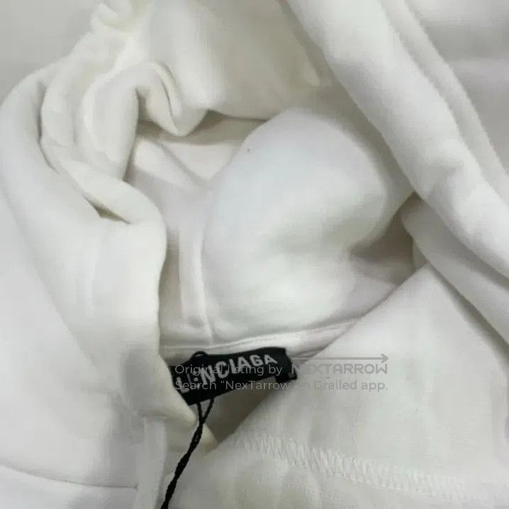 Balenciaga Balenciaga Oversized White Hoodie for Men. Size US S / EU 44-46 / 1 - 3 Thumbnail