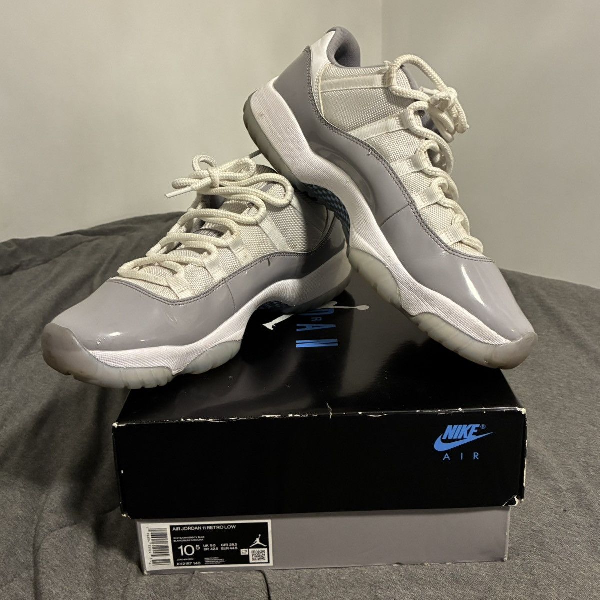 Jordan Brand Air Jordan 11 Retro Low ‘Cement Grey’ - Size US 10.5 Size US 10.5 / EU 43-44 - 3 Thumbnail