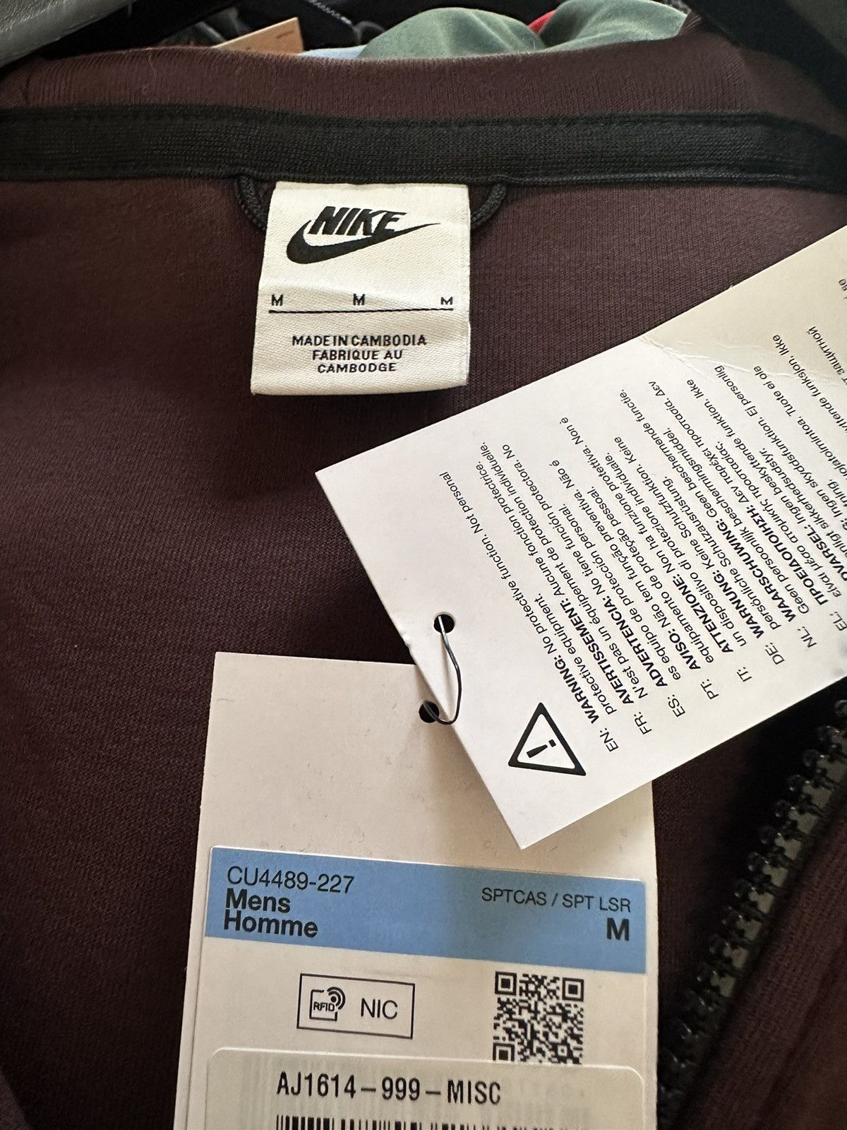 Nike Nike tech fleece drill zip hoodie size M brown Size US M / EU 48-50 / 2 - 7 Thumbnail
