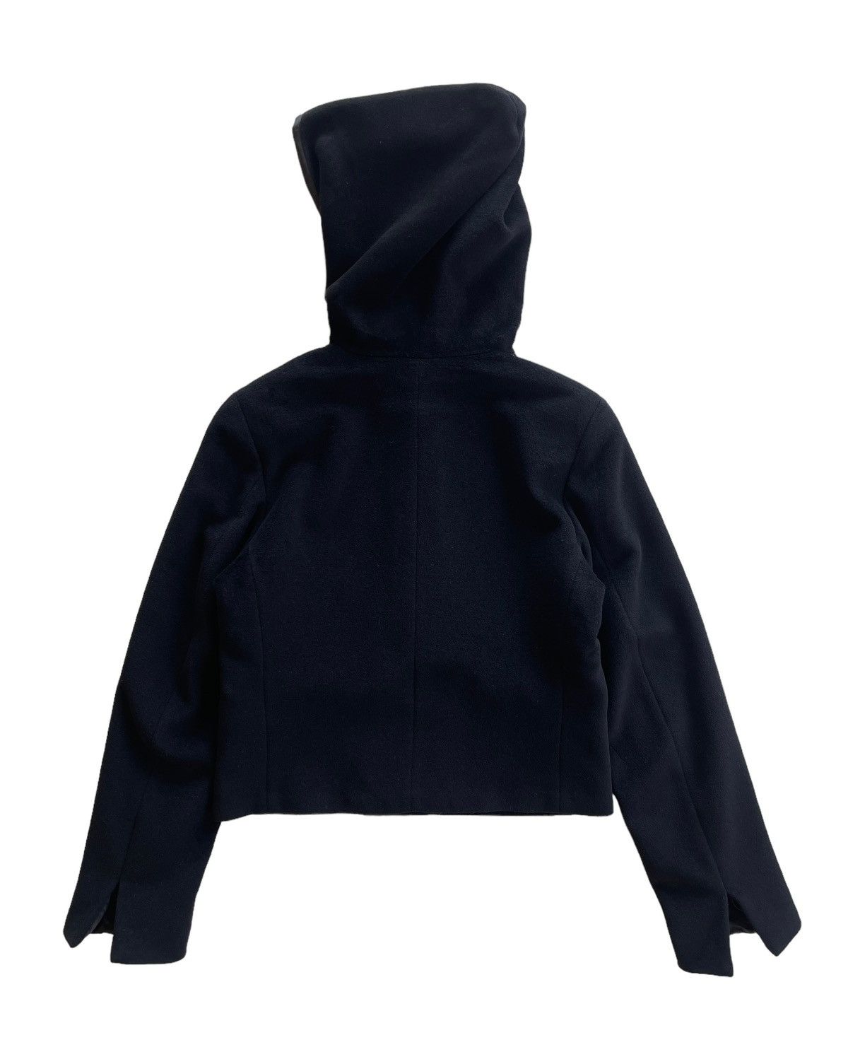 agnes b. Agnes.B Angora Cropped Hoodie Jacket Size XS / US 0-2 / IT 36-38 - 6 Thumbnail