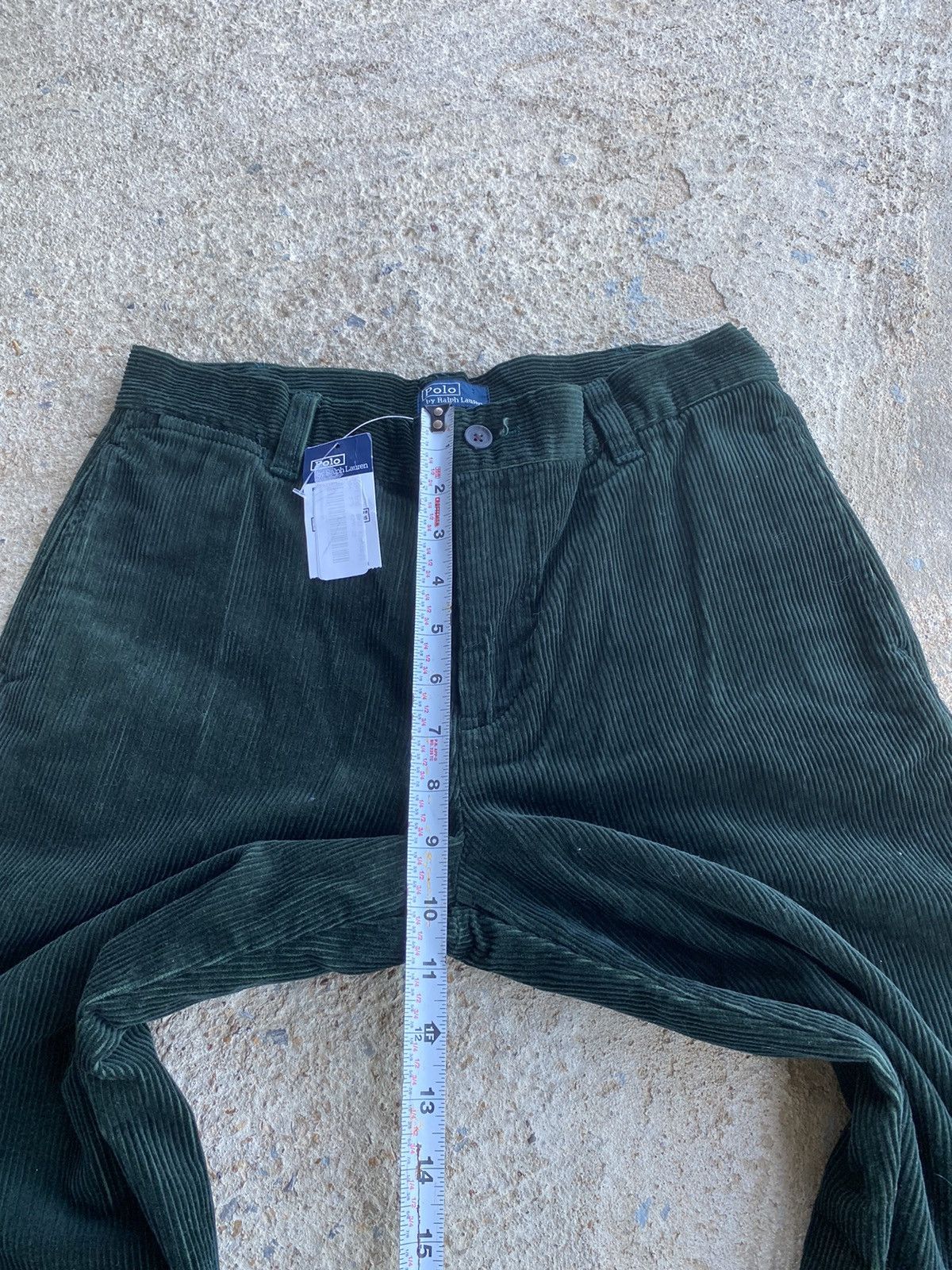 Polo Ralph Lauren × Vintage Vintage Y2K Polo Ralph Lauren NWT Green Corduroy Pants Size US 28 / EU 44 - 9 Thumbnail