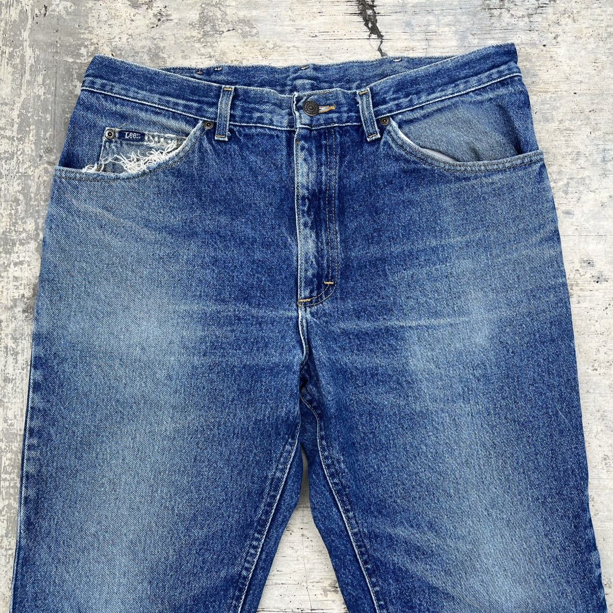Lee × Vintage Vintage 90s Lee Usa Relaxed Fit Denim Jeans Size 34x28 Size US 34 / EU 50 - 3 Thumbnail