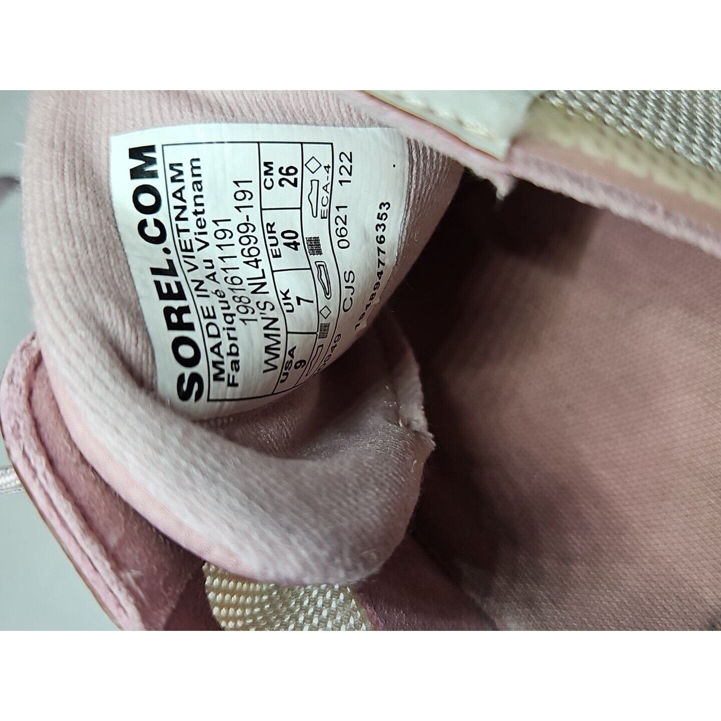 SOREL Sorel Kinetic Rnegd Float Sneakers Womens 9 Pink Eraser Cush Size US 9 / IT 39 - 13 Thumbnail