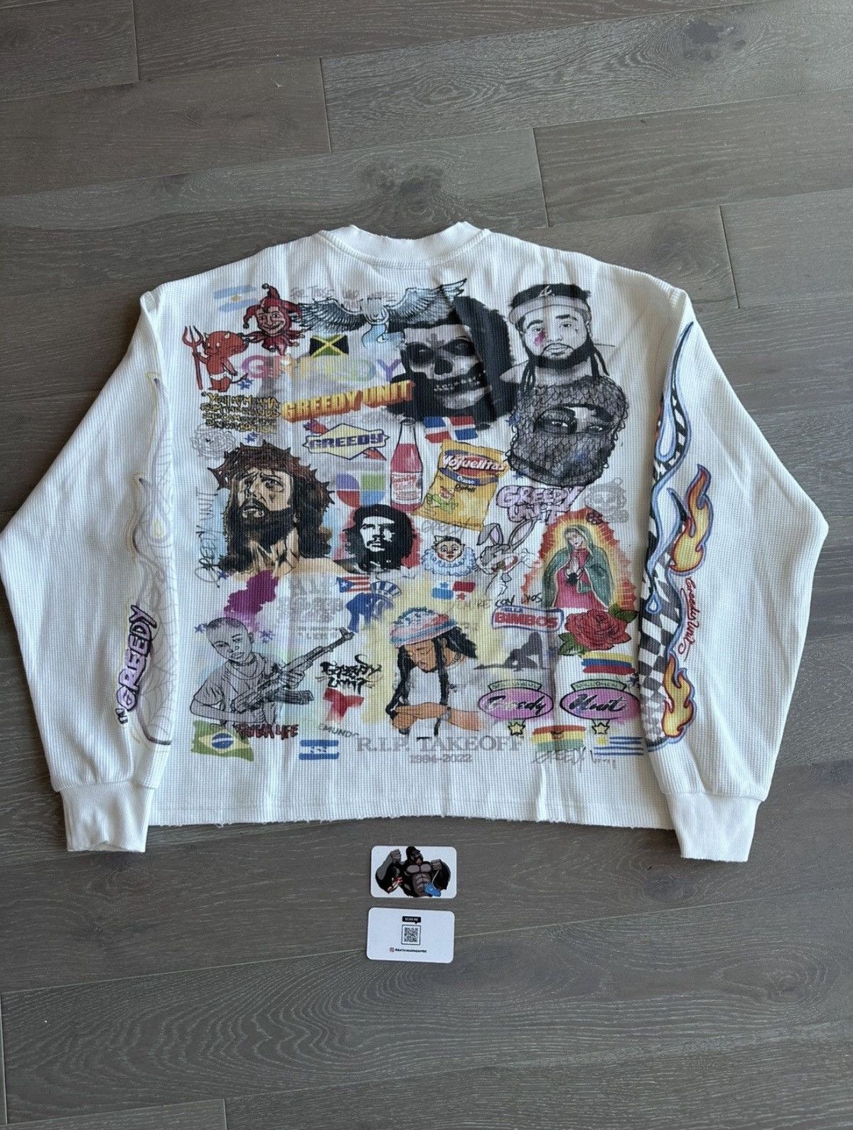 Greedy Unit Greedy Unit All Over Print Thermal White Size US L / EU 52-54 / 3 - 3 Thumbnail