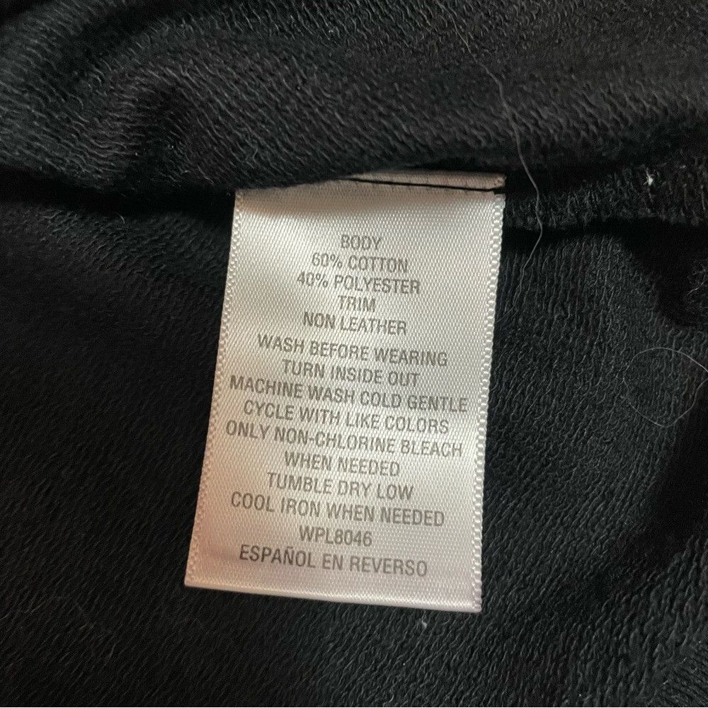 I.N.C INC International Concept Black Zip Hoodie Cotton Sweatshir Size US XL / EU 56 / 4 - 5 Thumbnail