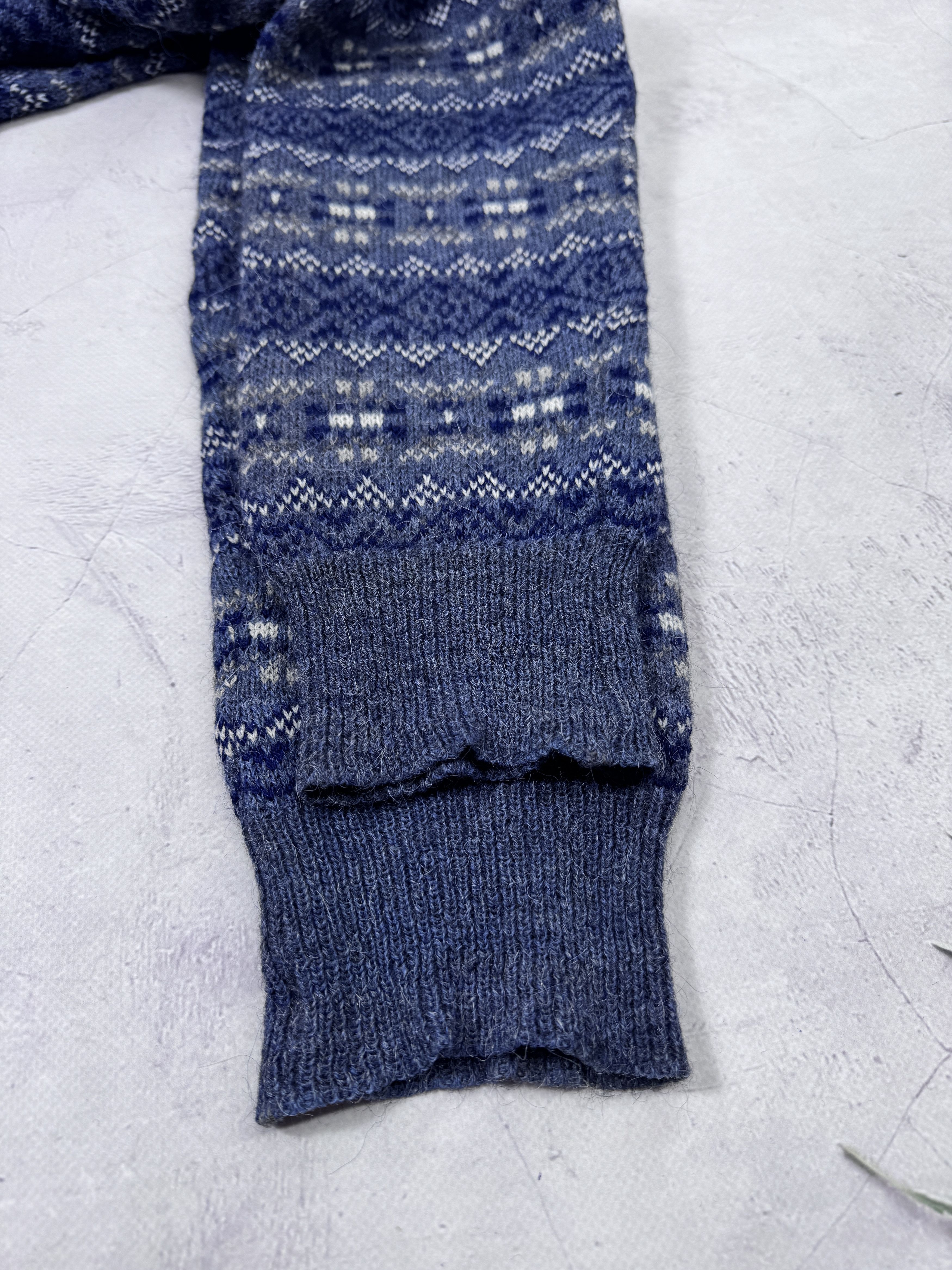 Vintage Vintage 70s Silvy Sweater Alpaca Wool Geometric Pattern Size US M / EU 48-50 / 2 - 11 Thumbnail