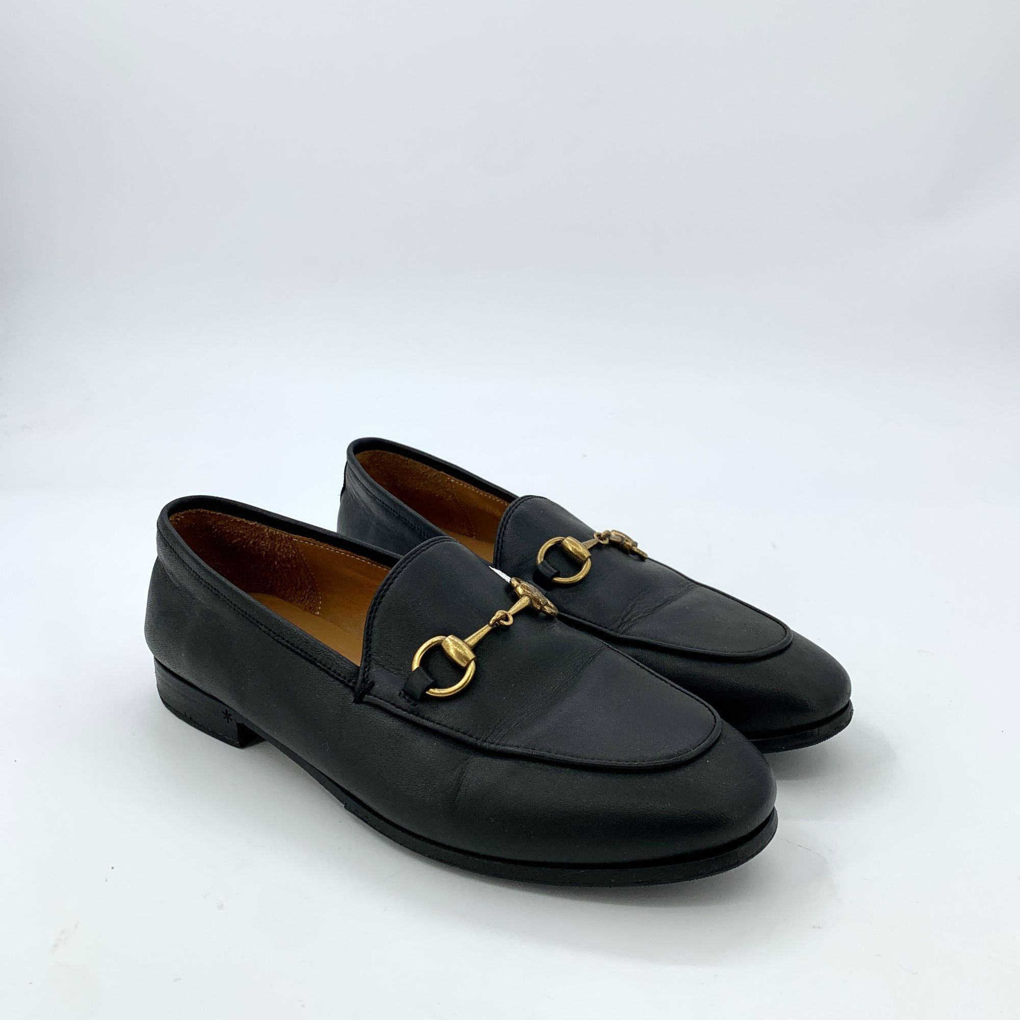 Gucci Gucci Black Round Toe Horsebit Loafers (Size 34) Size US 4 / IT 34 - 9 Thumbnail