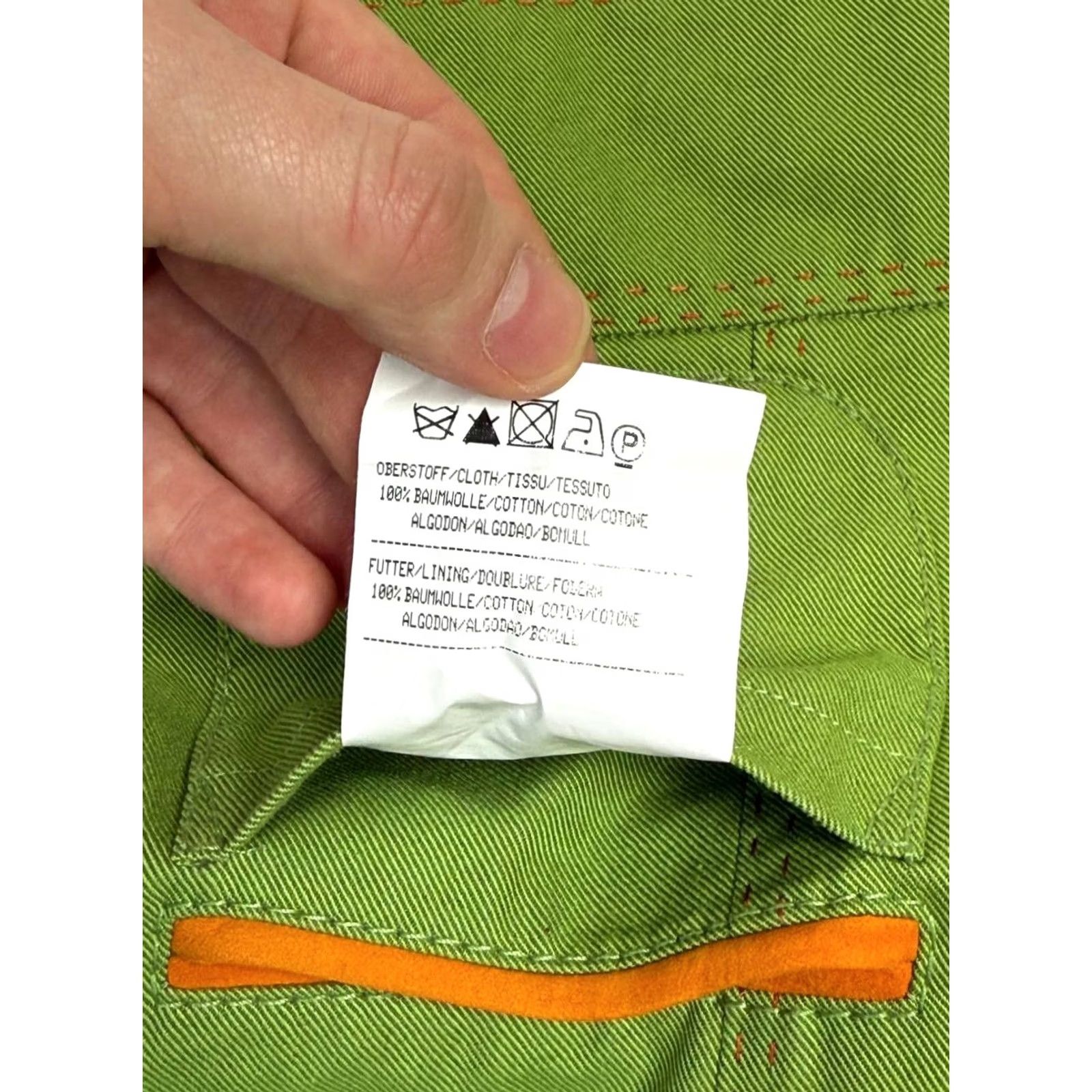 Vintage Habsburg Blazer Jacket Denim Leather Women Size US 8 Green Size M / US 6-8 / IT 42-44 - 3 Thumbnail