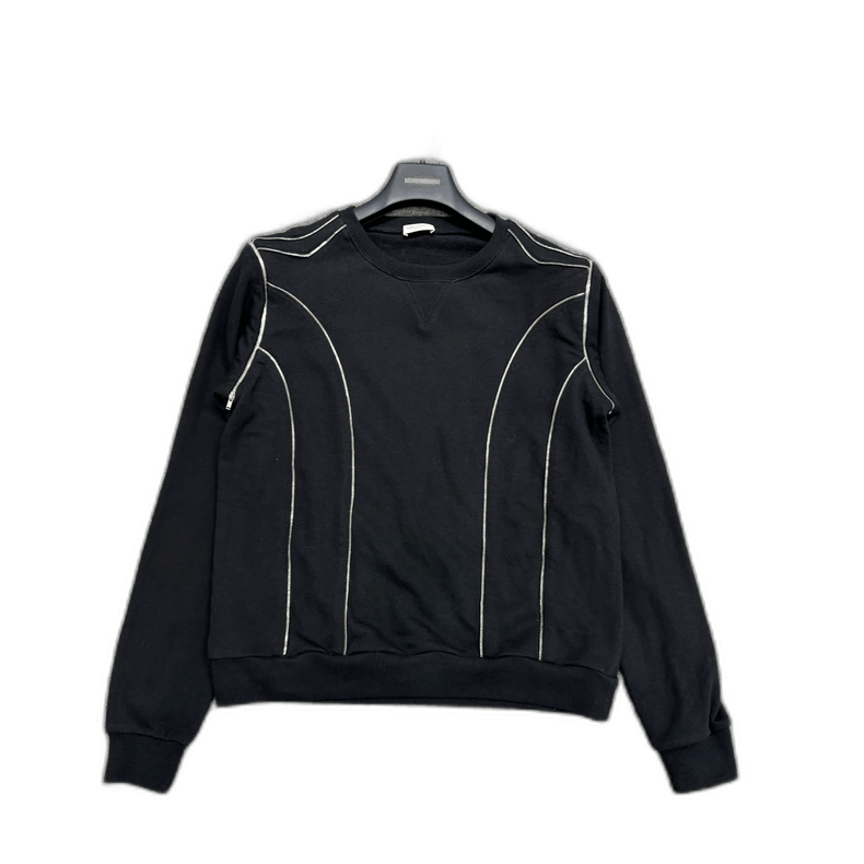 Saint Laurent Paris SLP Zip-Detail Black Sweatshirt- Size US L / EU 52-54 / 3 - 1 Thumbnail