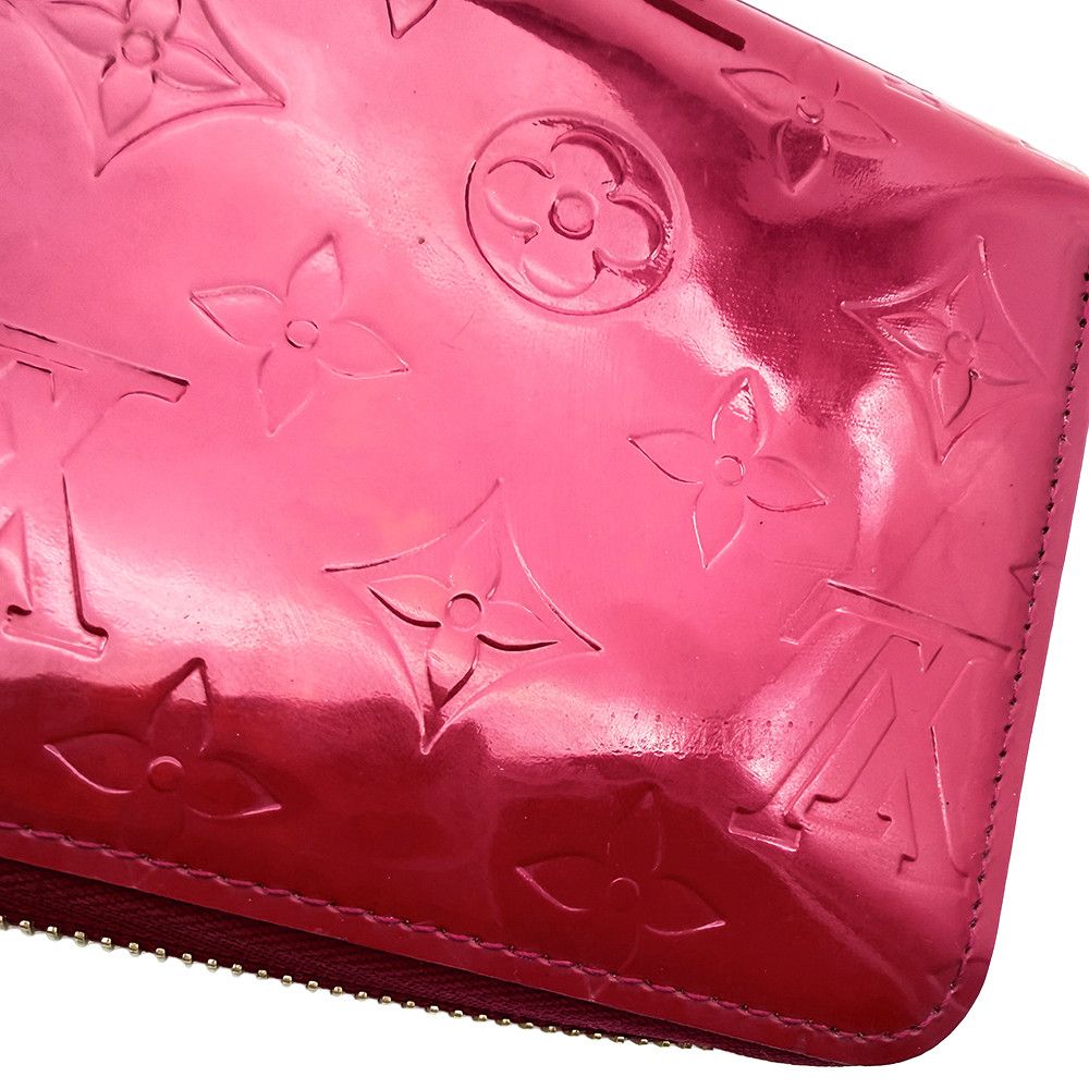 Louis Vuitton Louis Vuitton Patent Leather Wallet Rose-Red Size ONE SIZE - 10 Thumbnail