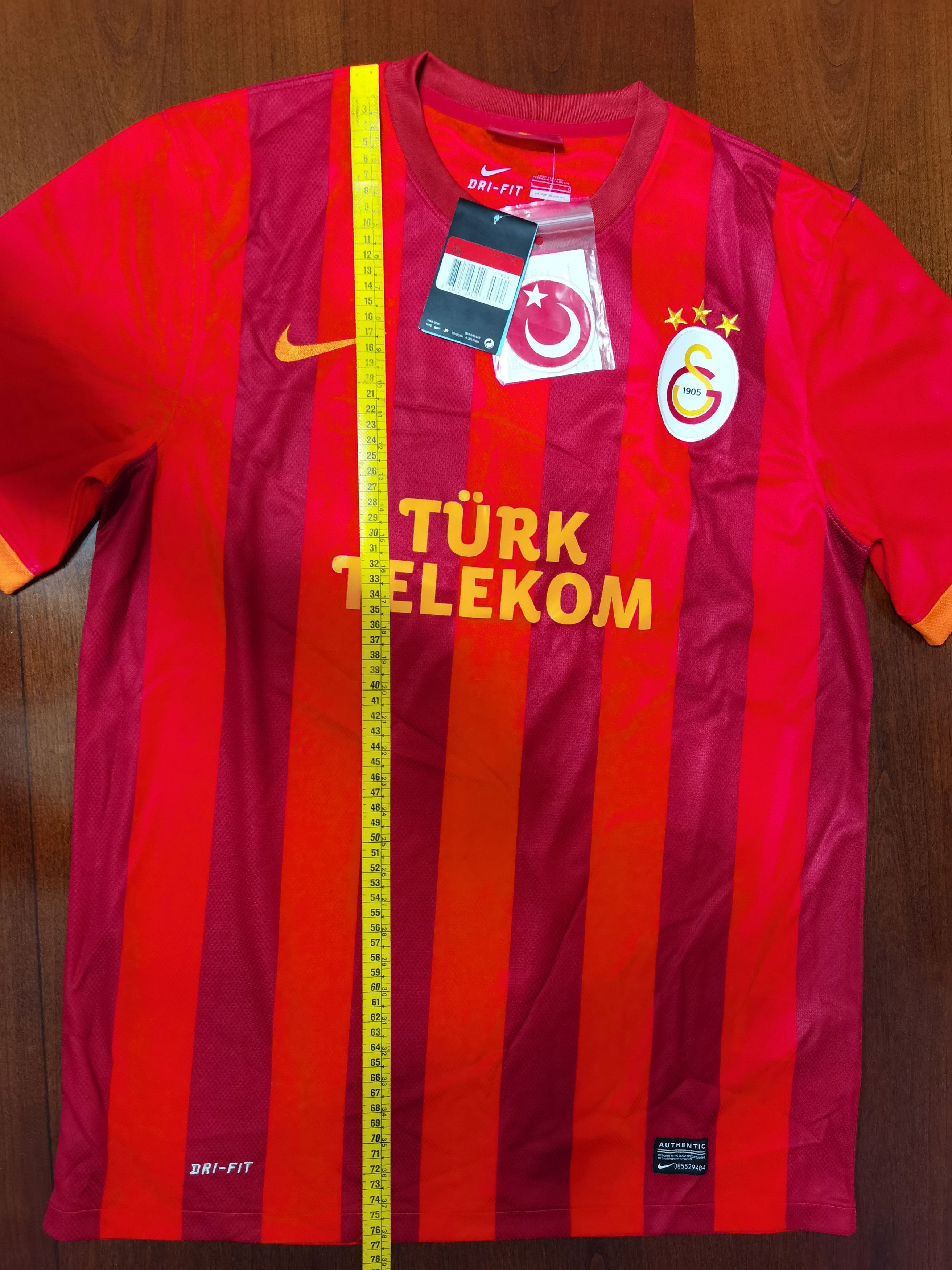 Nike 2013/14 Nike Galatasaray Third Football Shirt Large Jersey Size US L / EU 52-54 / 3 - 12 Thumbnail