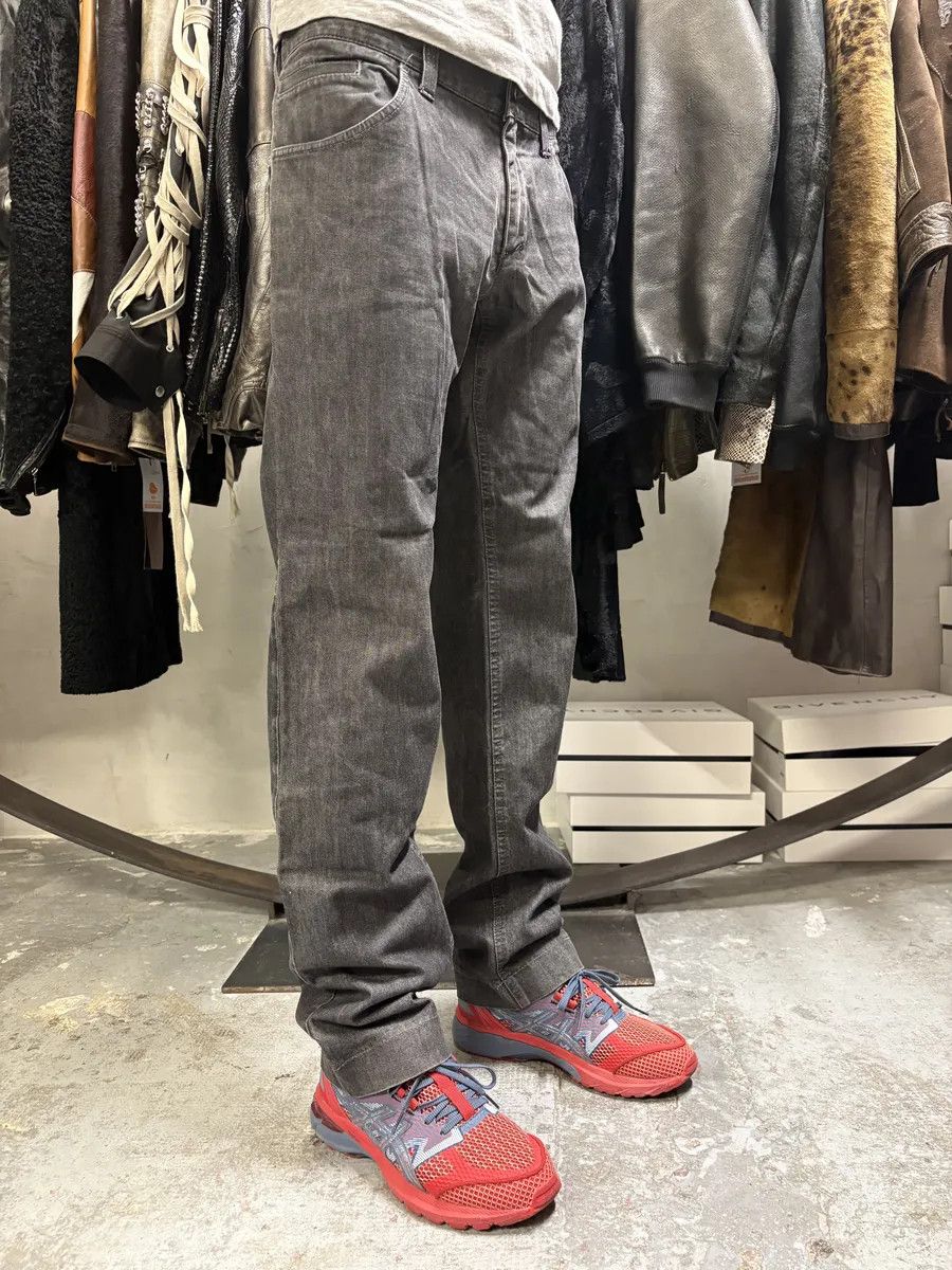 Designer × Dolce & Gabbana × Vintage 2000s Dolce & Gabbana Grey Raw Straight Denim Jeans Size US 34 / EU 50 - 2 Thumbnail