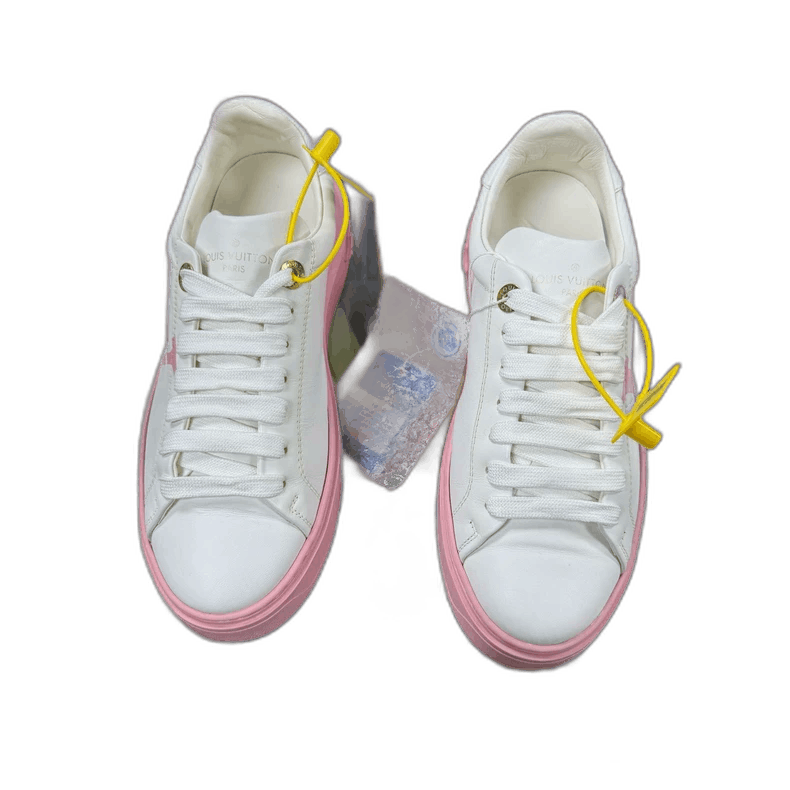 Louis Vuitton LOUIS VUITTON LV TIME OUT Pink Sneakers Size US 6 / IT 36 - 1 Thumbnail