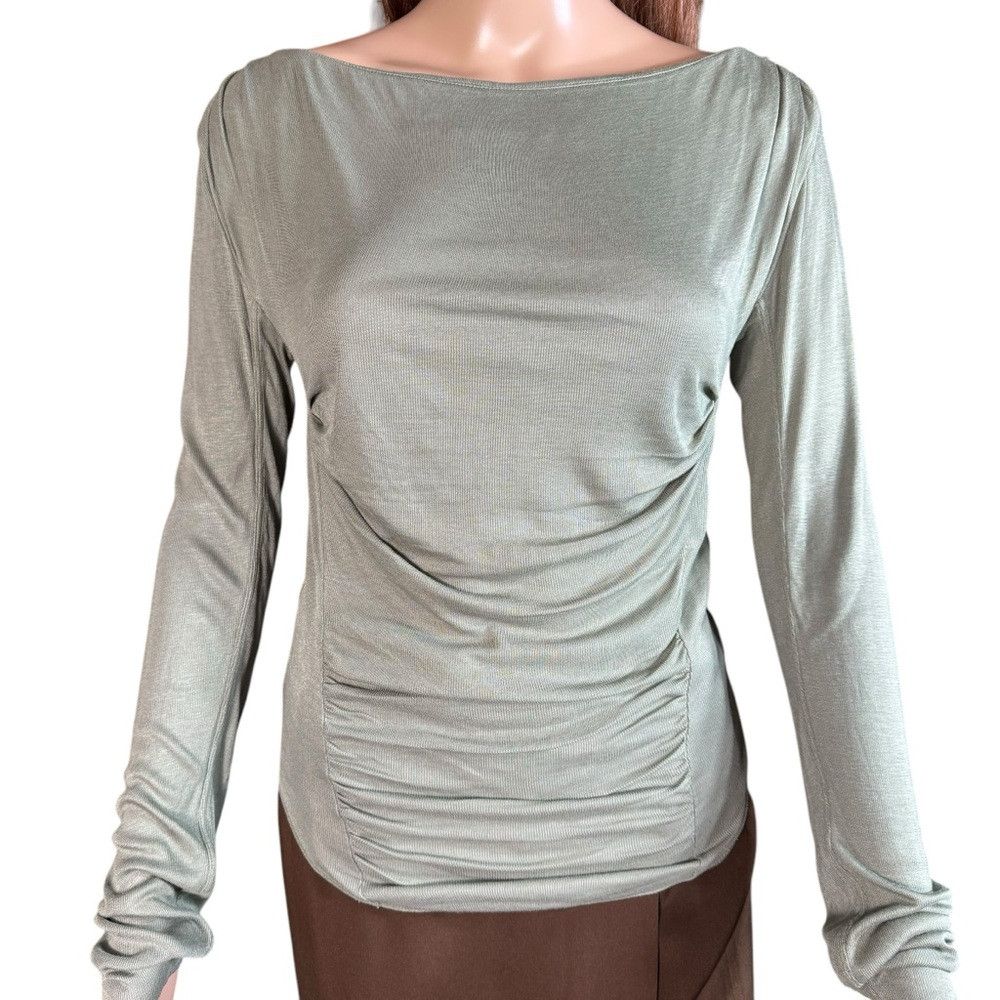 Free People New Free People Intimately Night We Met Long Sleeve Olive T Size S / US 4 / IT 40 - 9 Thumbnail